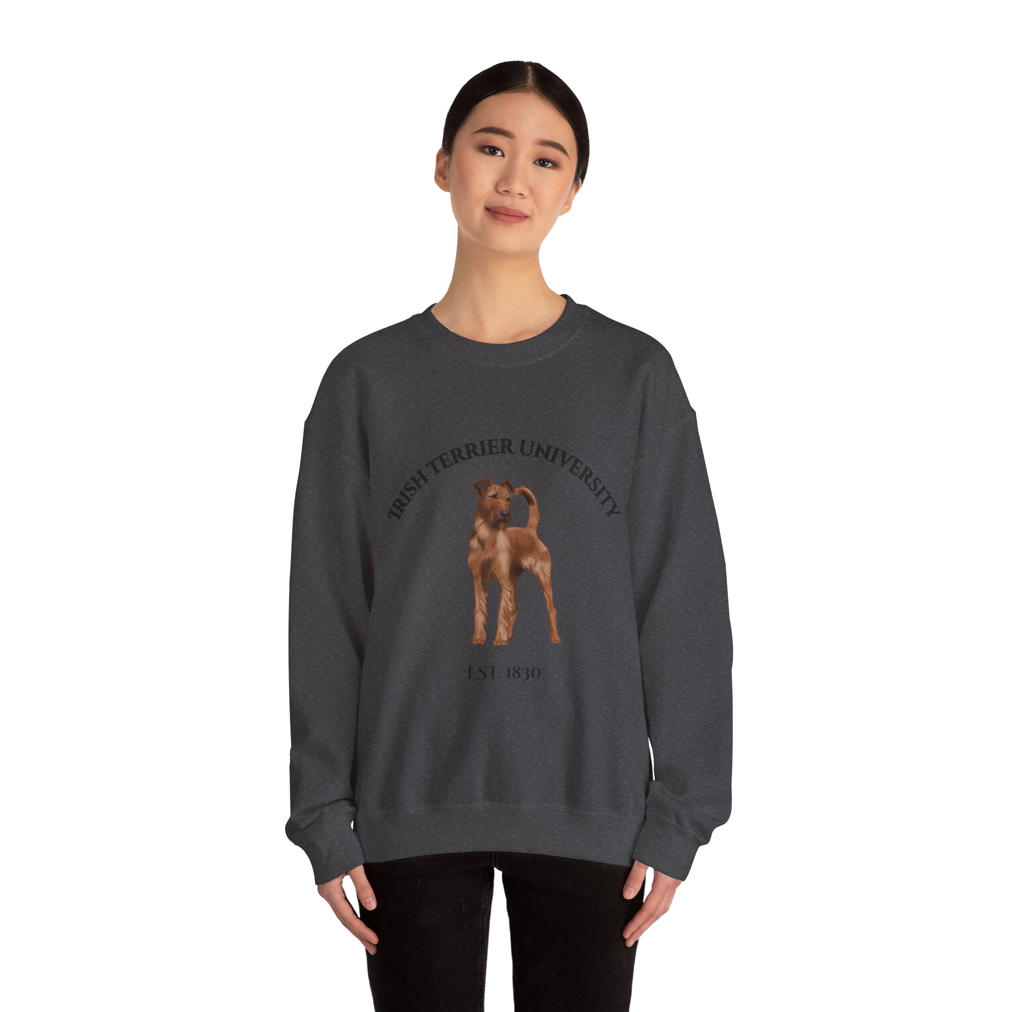 Irish Terrier University Sweatshirt - "Proudly Representing the Best of the Breed!"