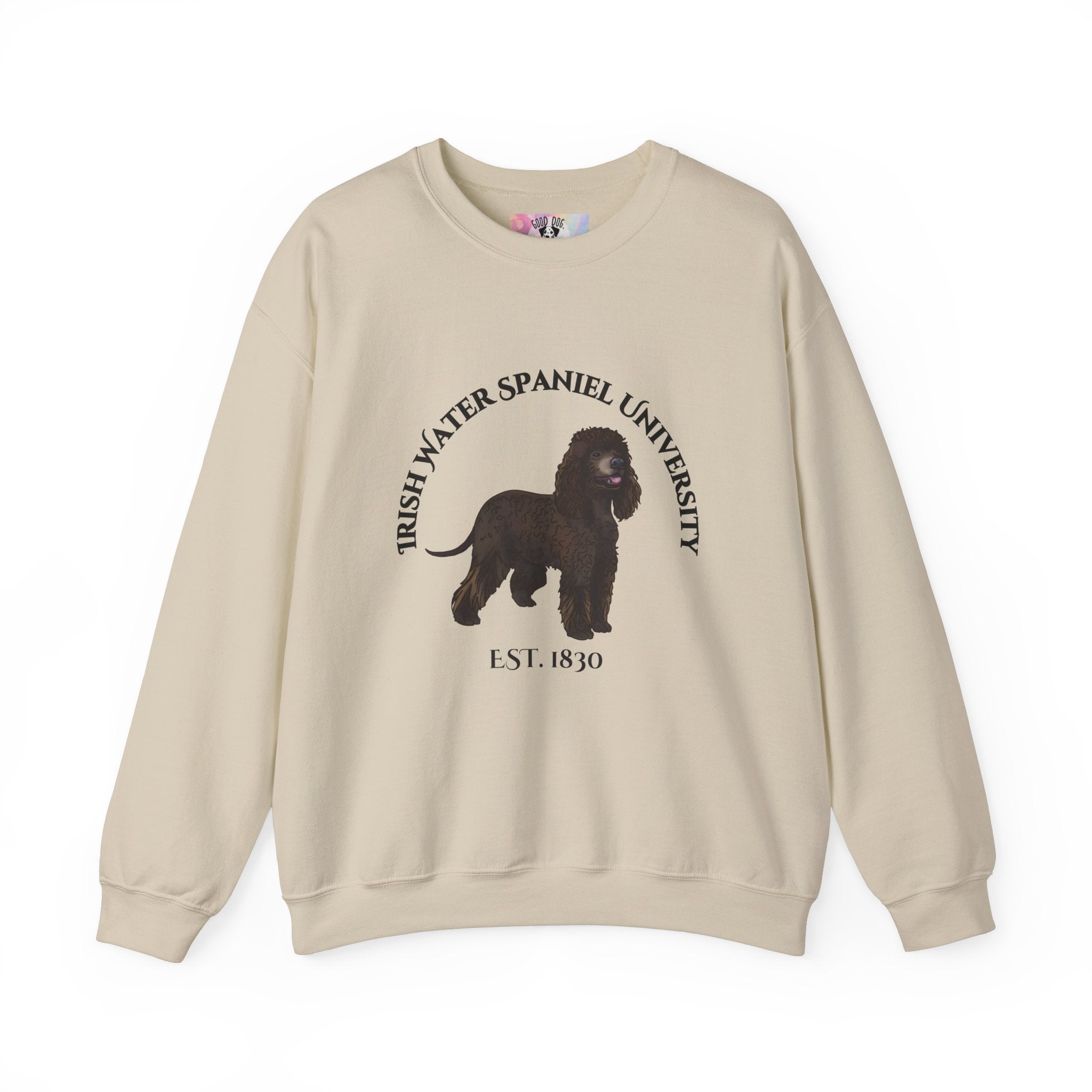 Irish Water Spaniel University Sweatshirt  - "Proudly Representing the Best of the Breed!"