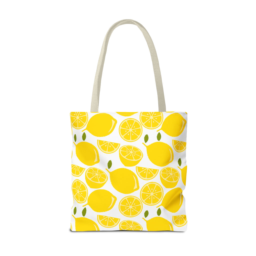 Bright Lemon Tote Bag - Perfect for Summer Outings and Eco-Friendly Shopping
