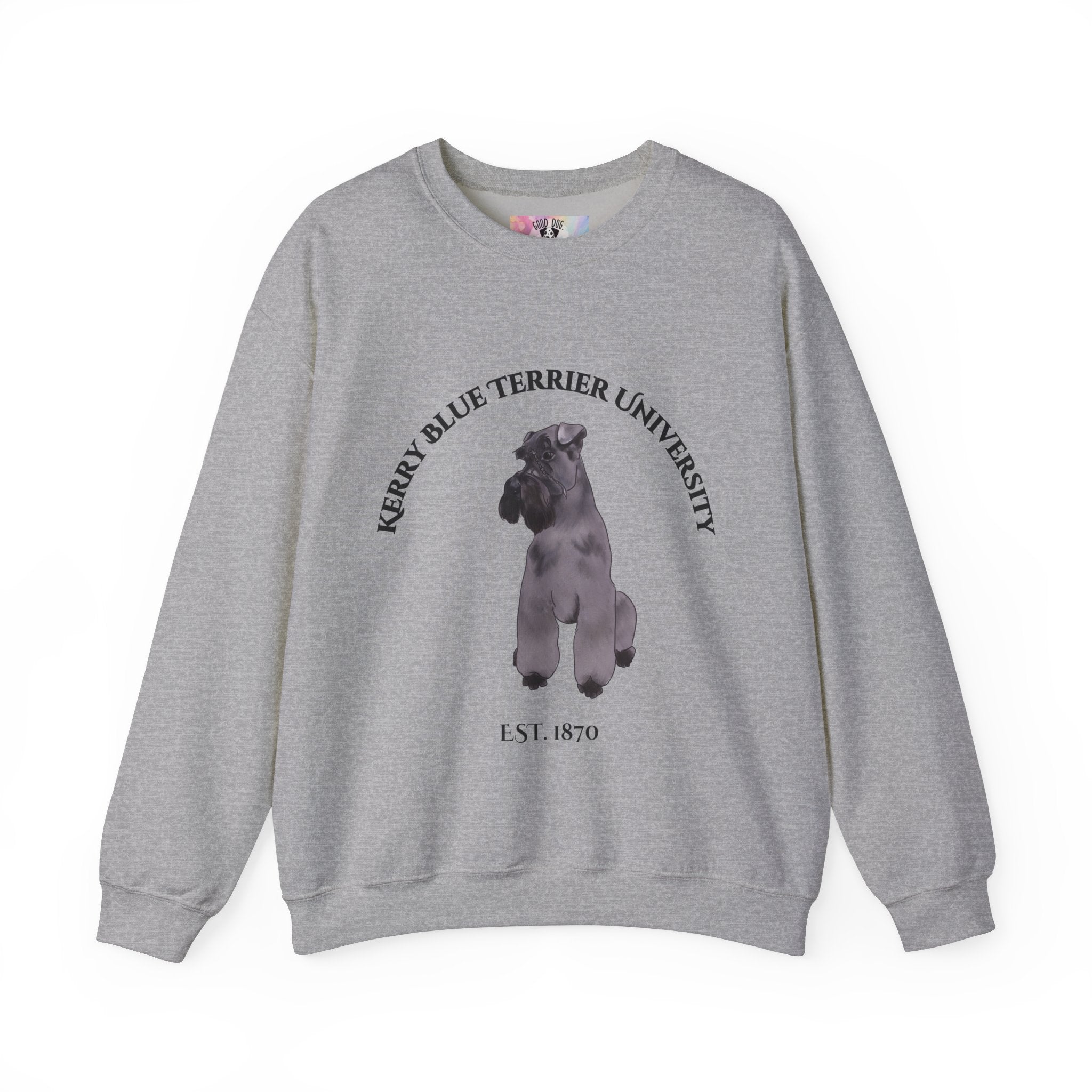 Kerry Blue Terrier University Sweatshirt - "Proudly Representing the Best of the Breed!"
