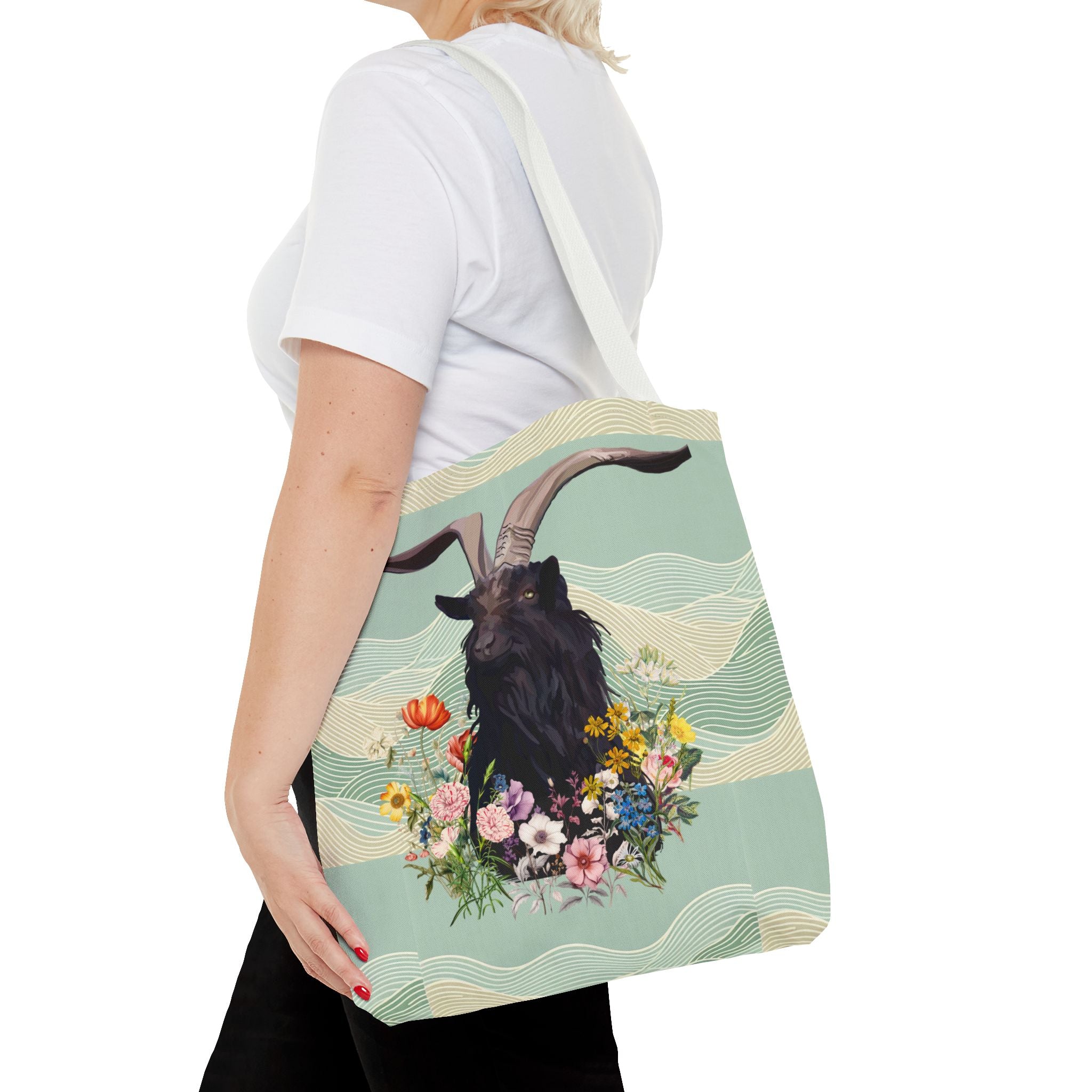 Majestic Goat Tote - "Goat Goals: Achieved!"