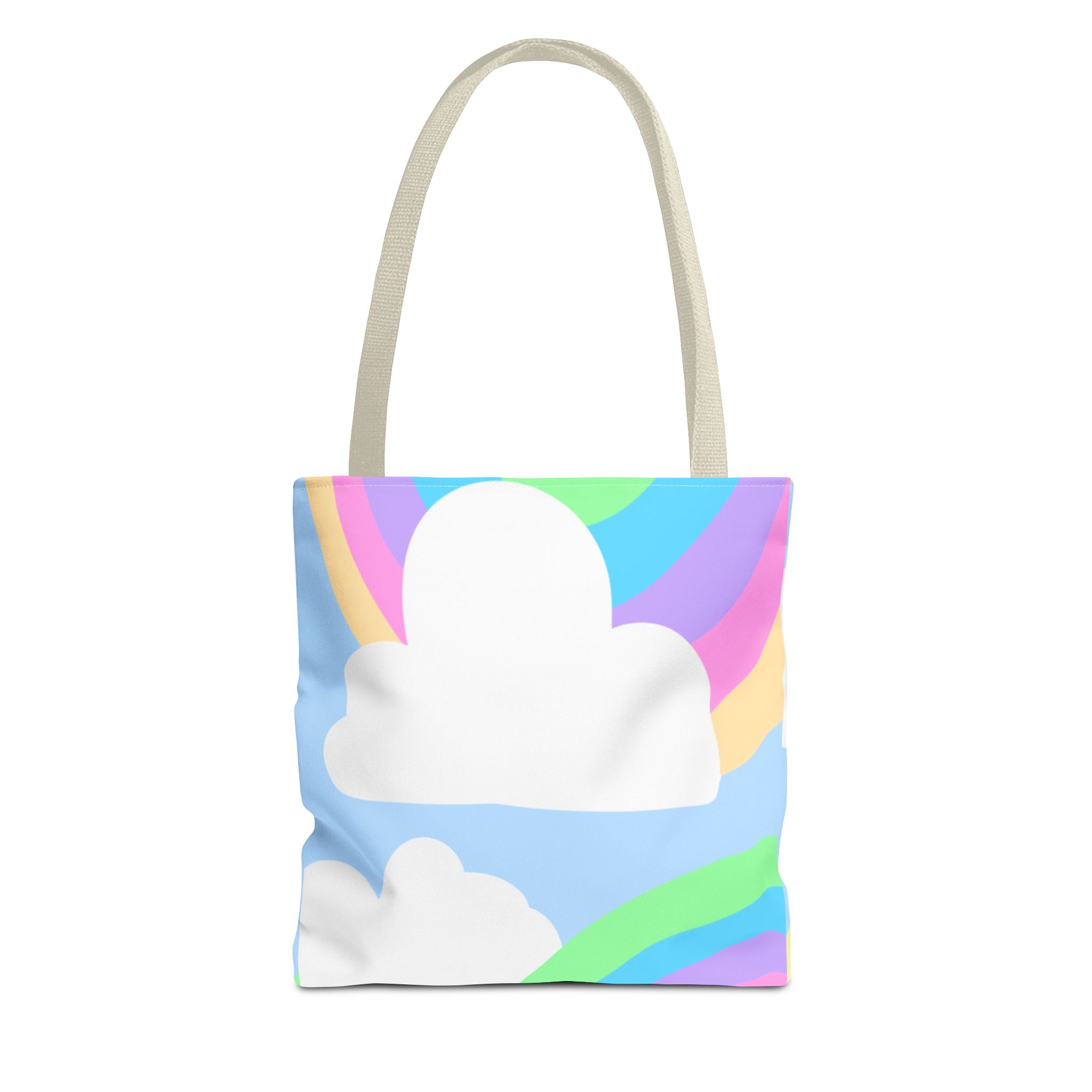 Pastel Rainbows & Clouds Tote - "Soft, Sweet, and Dreamy!"