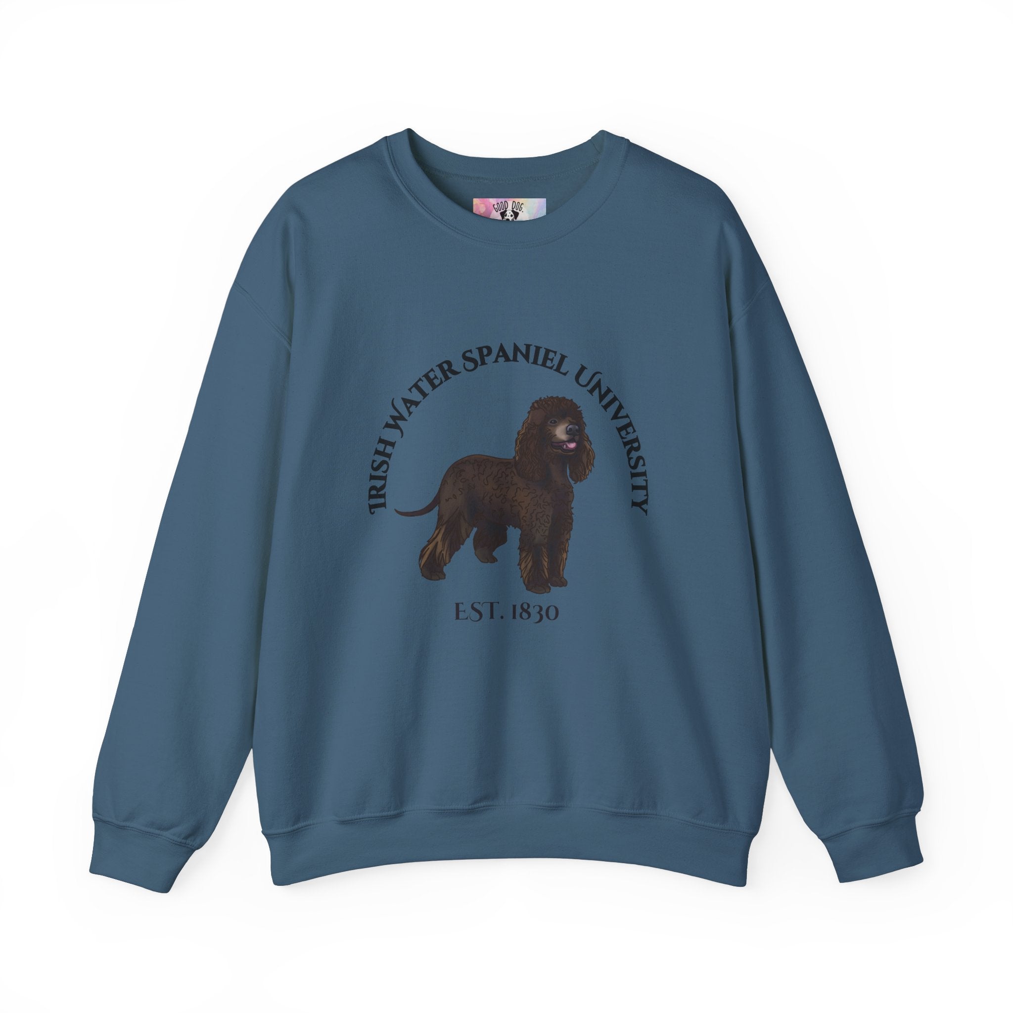Irish Water Spaniel University Sweatshirt  - "Proudly Representing the Best of the Breed!"