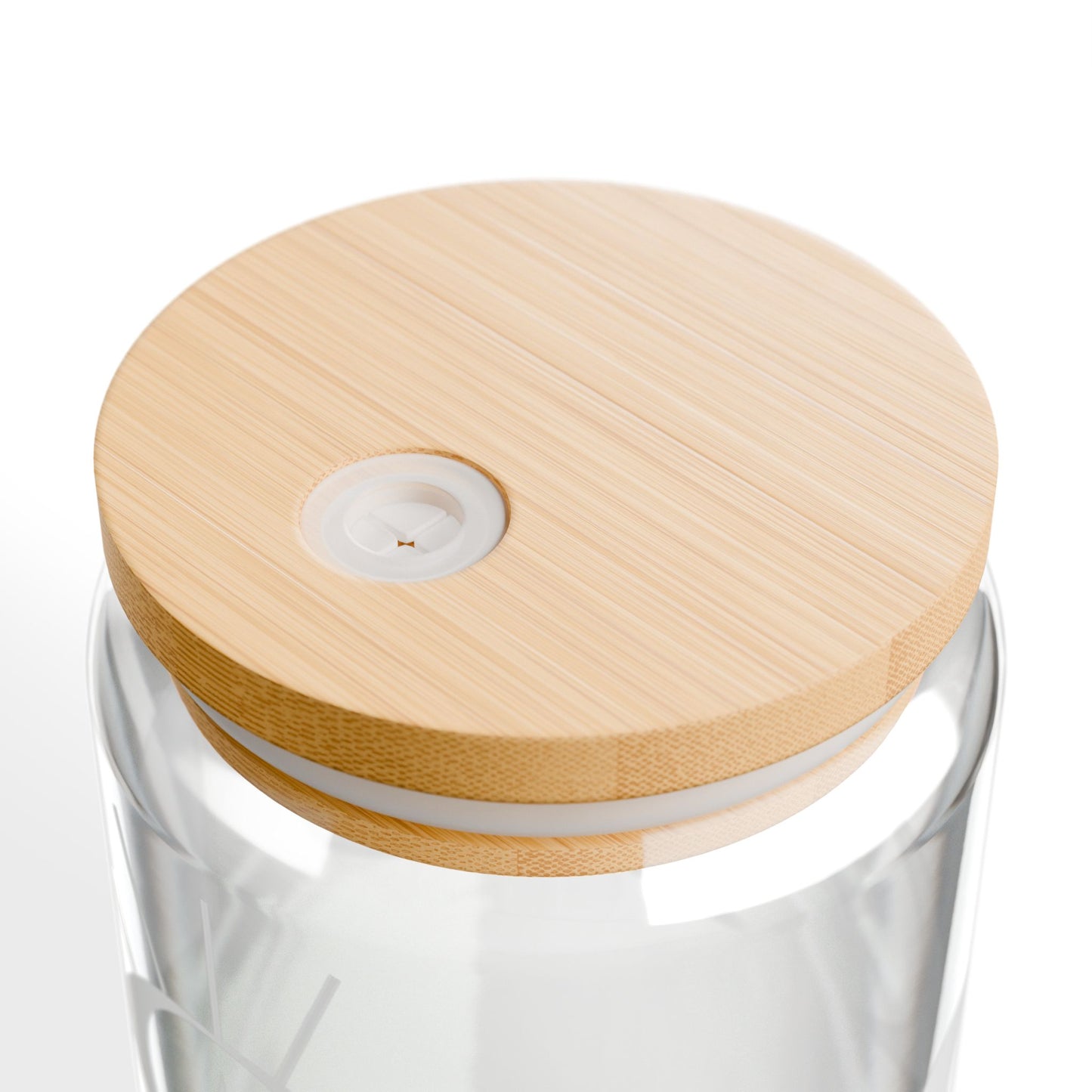 Stylish 16oz Sipper Glass with Bamboo Lid - Eco-Friendly Drinkware for Modern Living