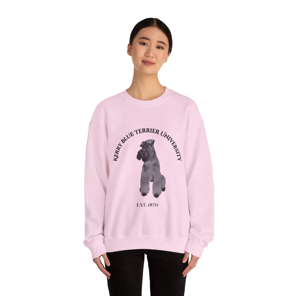 Kerry Blue Terrier University Sweatshirt - "Proudly Representing the Best of the Breed!"
