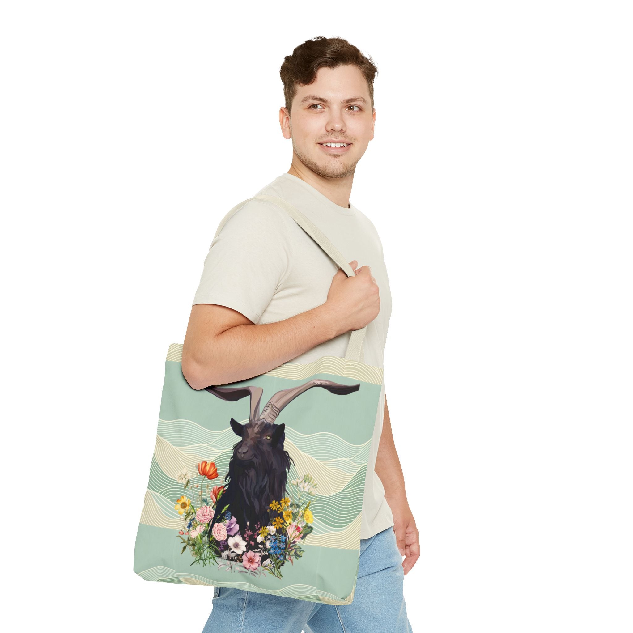 Majestic Goat Tote - "Goat Goals: Achieved!"