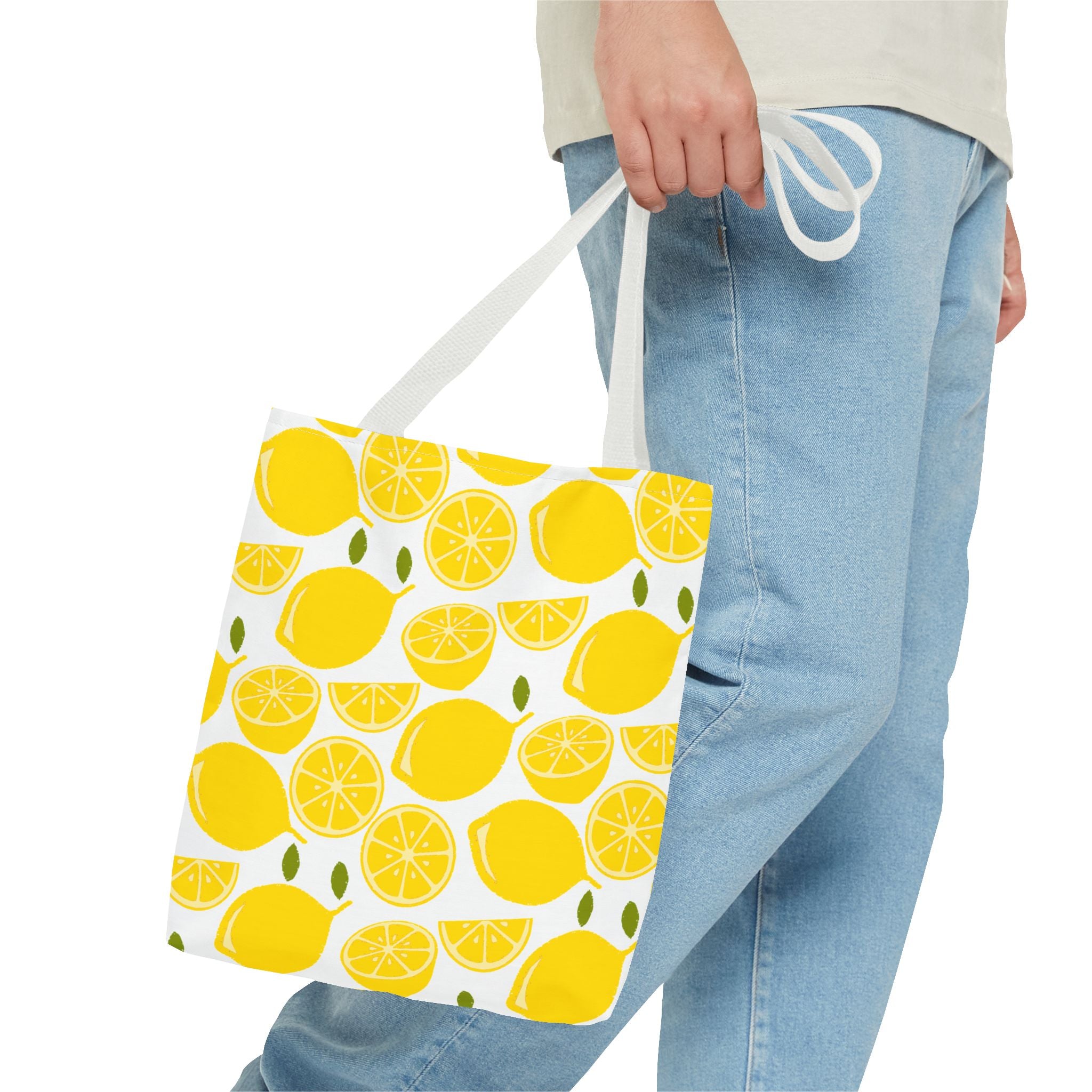 Bright Lemon Tote Bag - Perfect for Summer Outings and Eco-Friendly Shopping