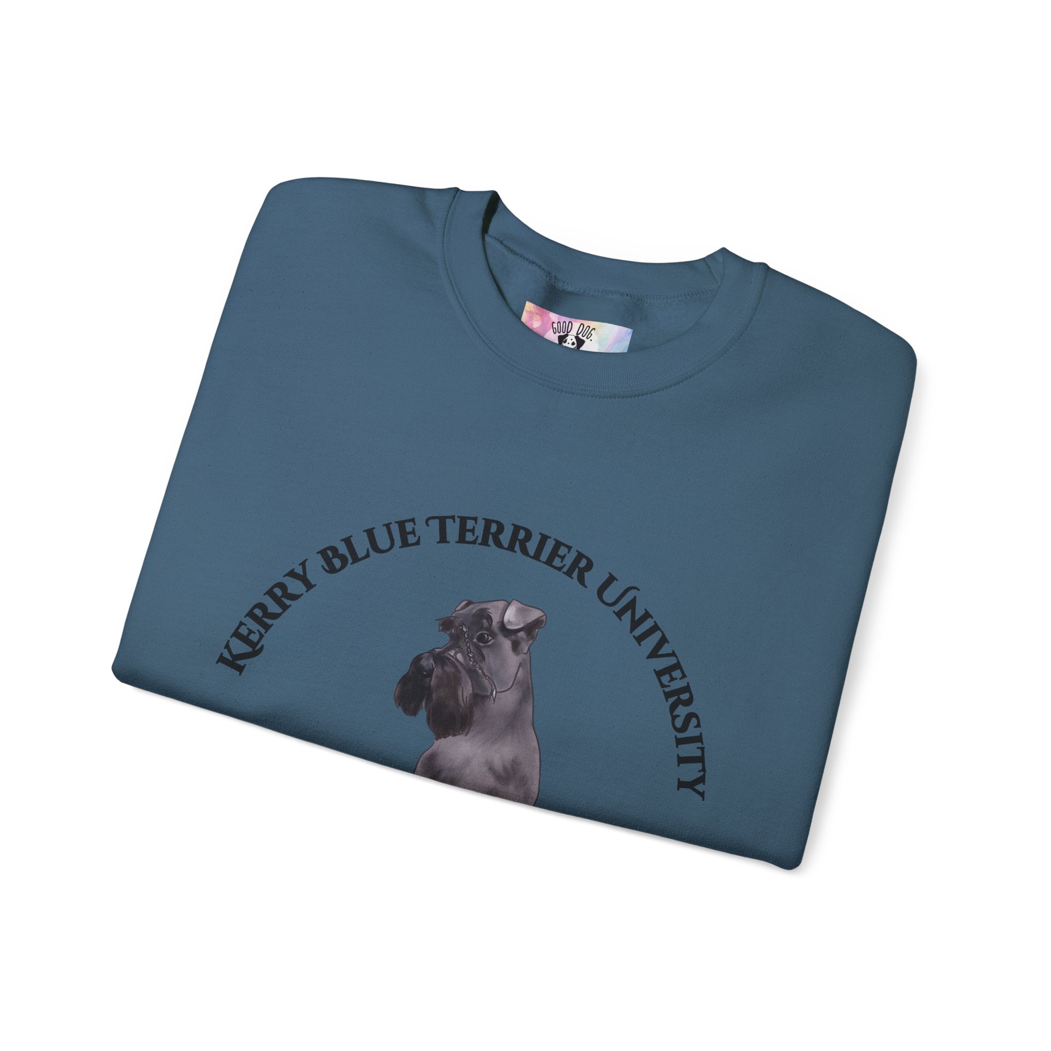 Kerry Blue Terrier University Sweatshirt - "Proudly Representing the Best of the Breed!"