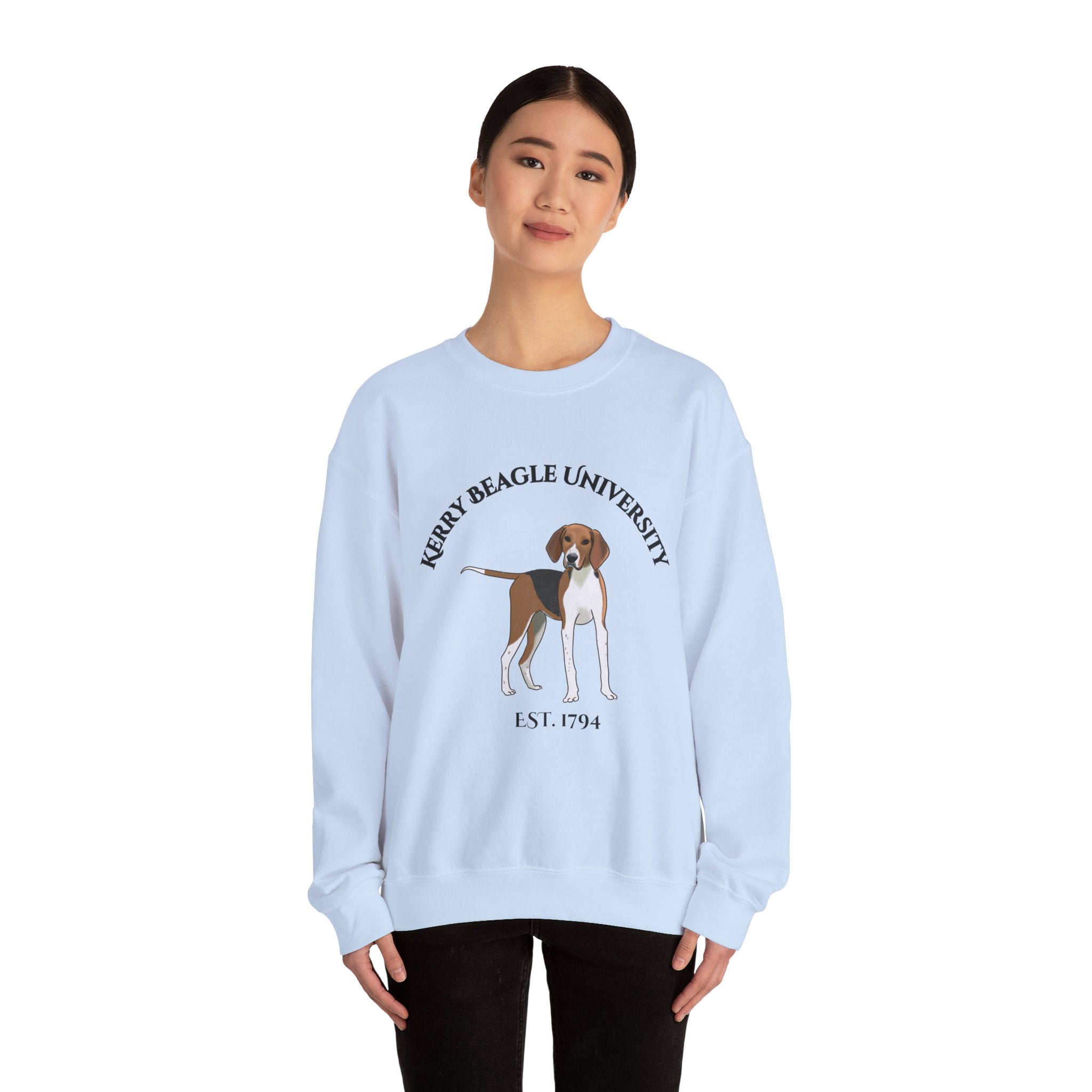 Kerry Beagle University Sweatshirt - "Proudly Representing the Best of the Breed!"