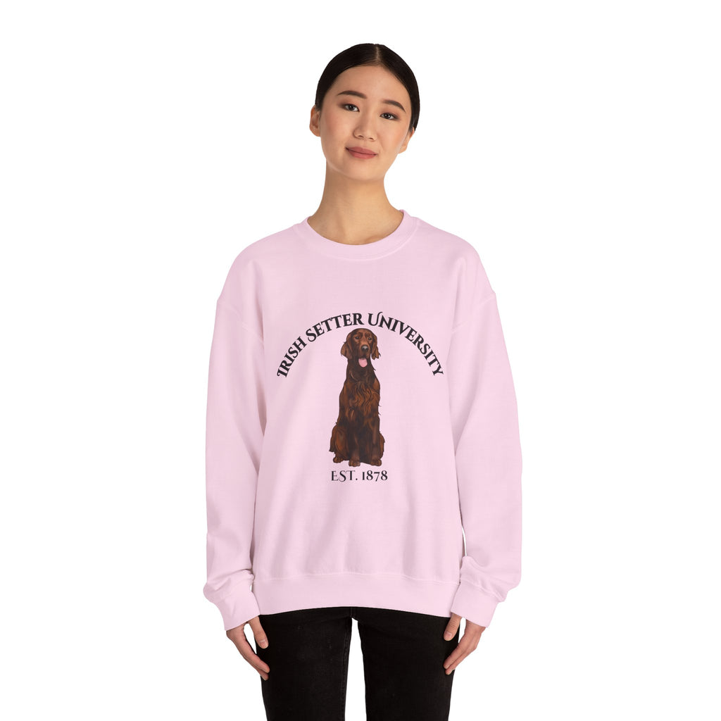 Irish Setter University Sweatshirt - "Proudly Representing the Best of the Breed!"