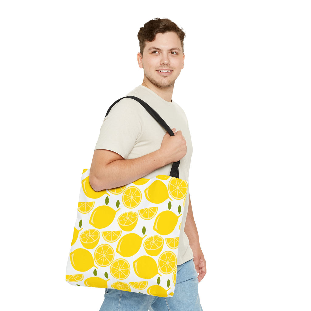 Bright Lemon Tote Bag - Perfect for Summer Outings and Eco-Friendly Shopping