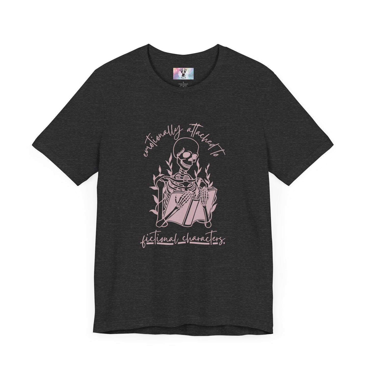 Fictional Character Love Tee, Unisex T-Shirt for Book Lovers, Gift for Gamers, Cute Graphic Tee, Halloween & Casual Wear