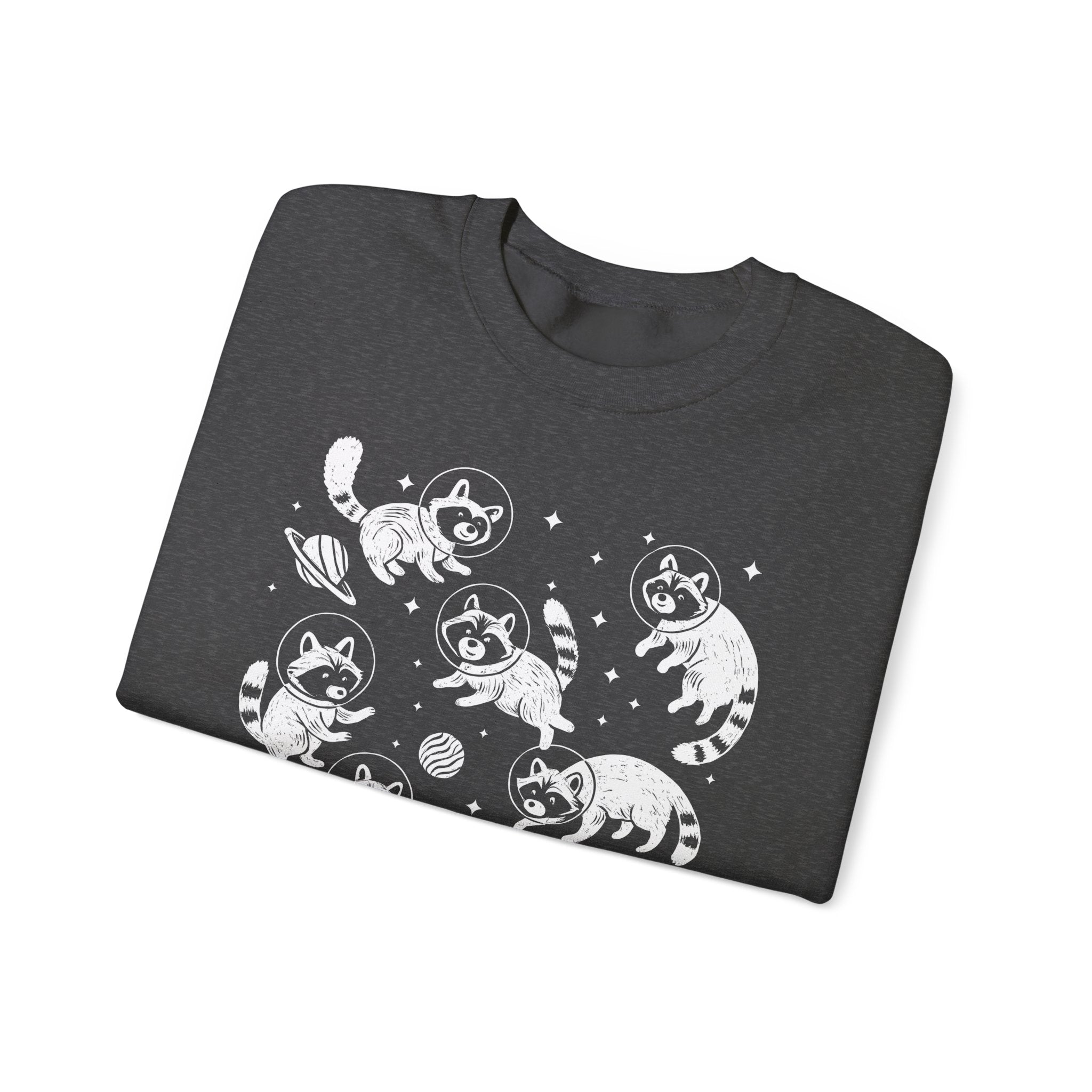 Playful Raccoon Sweatshirt, Unisex Crewneck, Cozy Outfit, Animal Lover Gift, Cute Fashion, Fall Chill, Everyday Wear