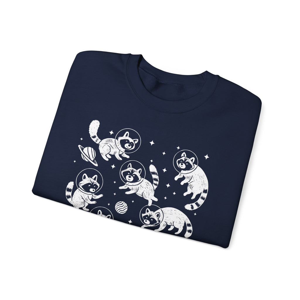 Playful Raccoon Sweatshirt, Unisex Crewneck, Cozy Outfit, Animal Lover Gift, Cute Fashion, Fall Chill, Everyday Wear