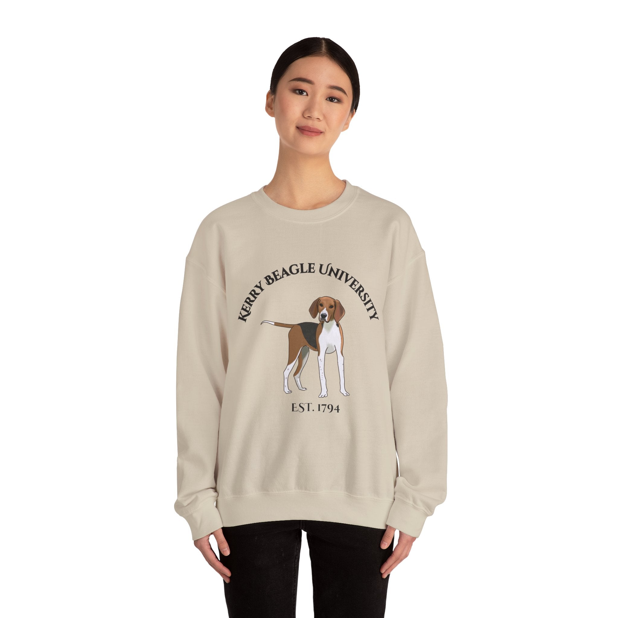 Kerry Beagle University Sweatshirt - "Proudly Representing the Best of the Breed!"