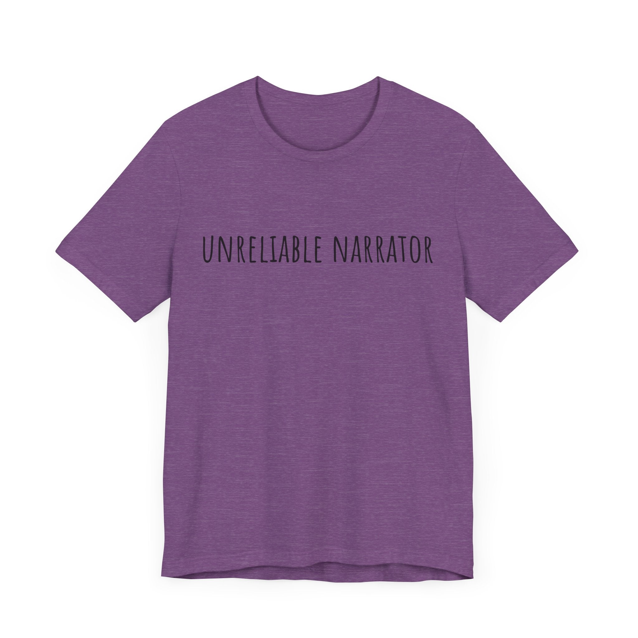 Unisex Short Sleeve Tee - Unreliable Narrator Graphic T-Shirt