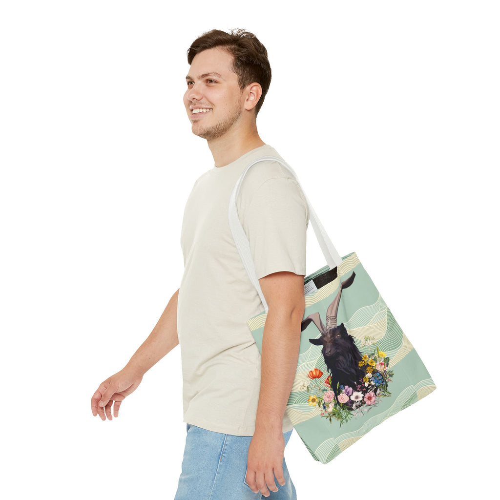 Majestic Goat Tote - "Goat Goals: Achieved!"