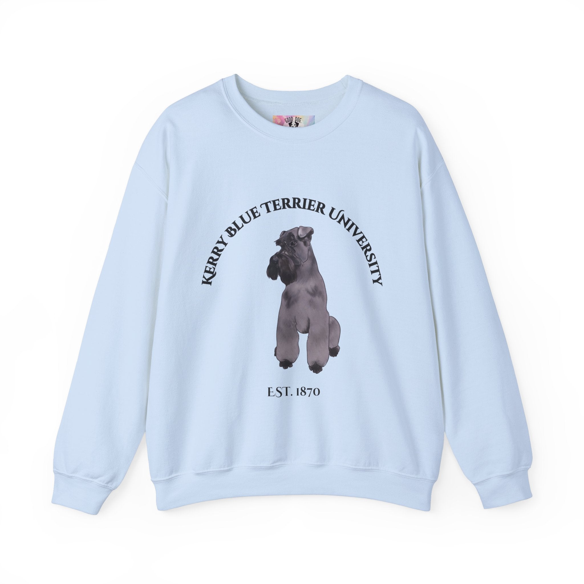 Kerry Blue Terrier University Sweatshirt - "Proudly Representing the Best of the Breed!"