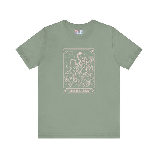 Mystical Reader Tee - Unisex Short Sleeve Shirt for Book Lovers, Perfect Gift for Readers, Literary T-Shirt, Reading Vibes, Cozy Outfit