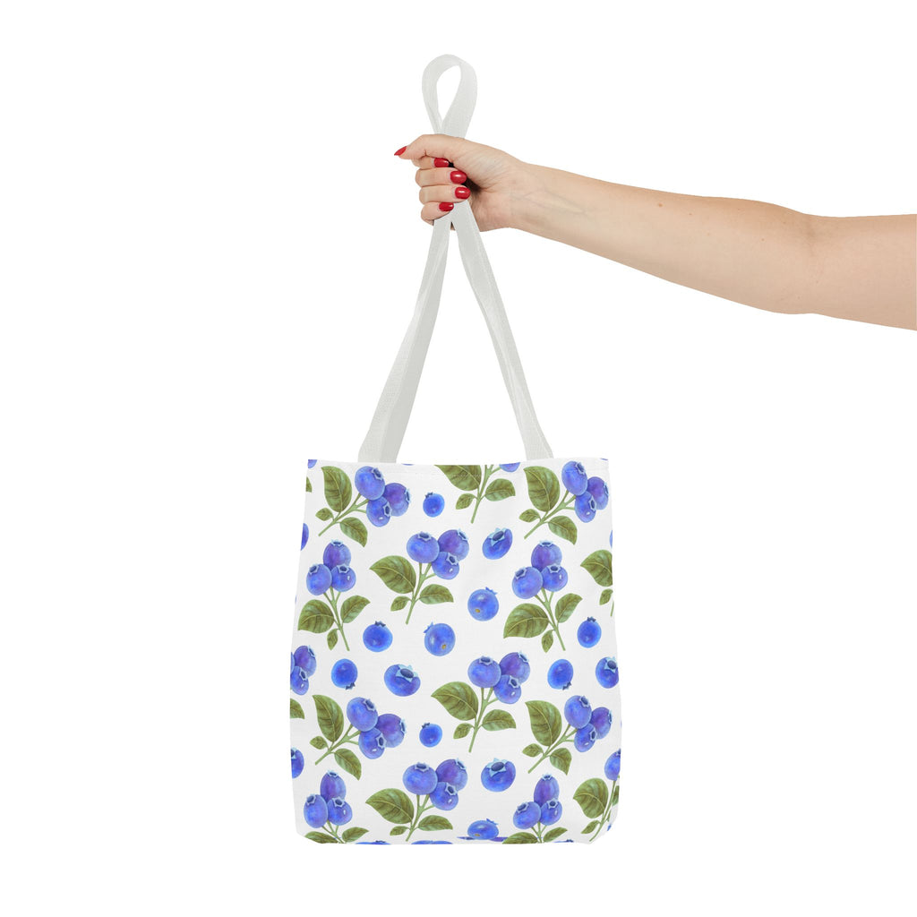 Blueberry Floral Tote Bag - Stylish and Eco-Friendly Shopping