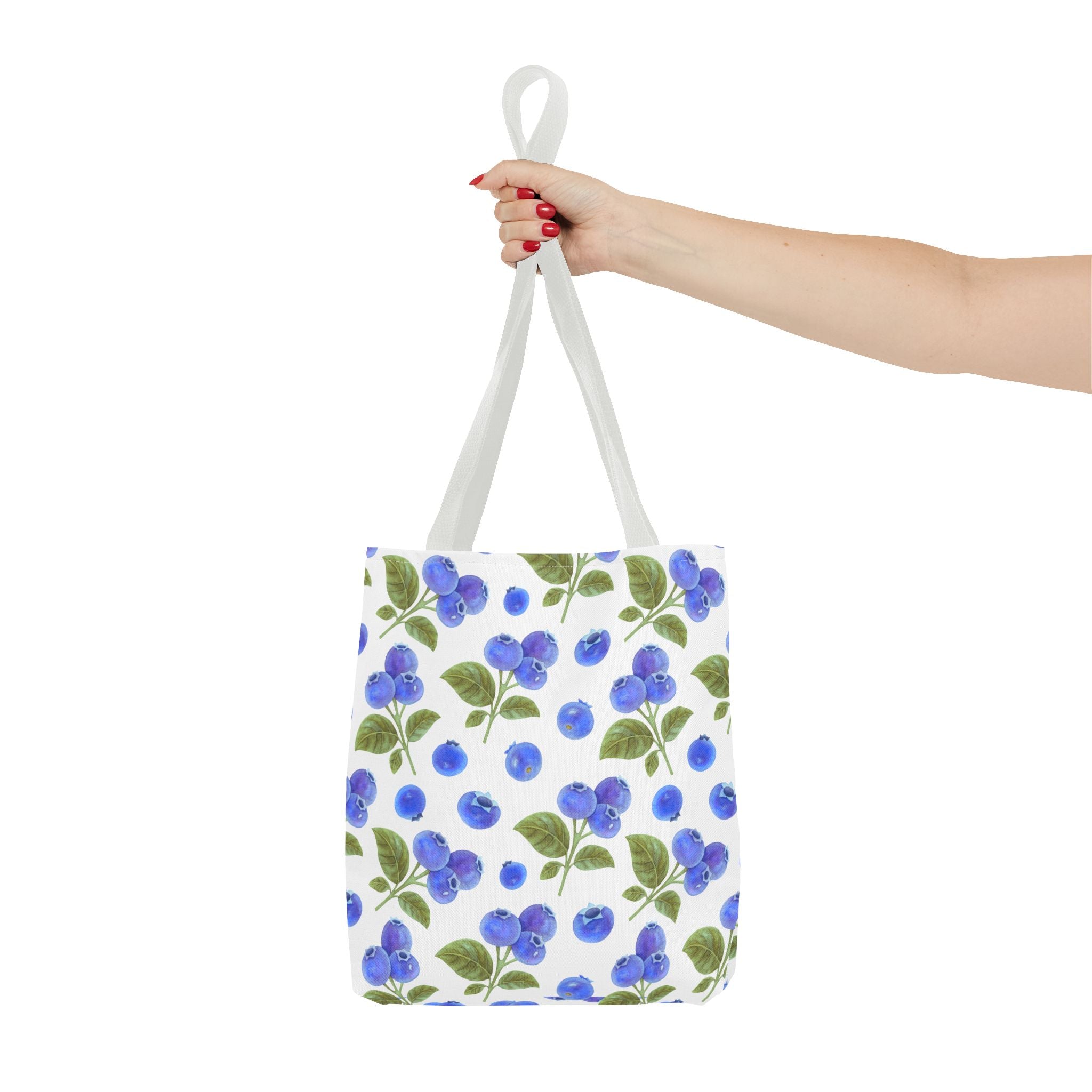 Blueberry Floral Tote Bag - Stylish and Eco-Friendly Shopping