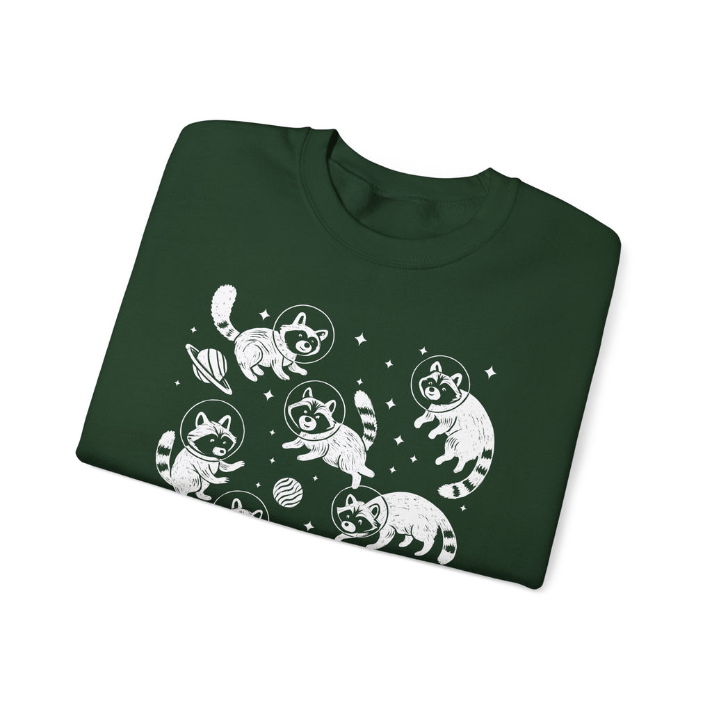 Playful Raccoon Sweatshirt, Unisex Crewneck, Cozy Outfit, Animal Lover Gift, Cute Fashion, Fall Chill, Everyday Wear