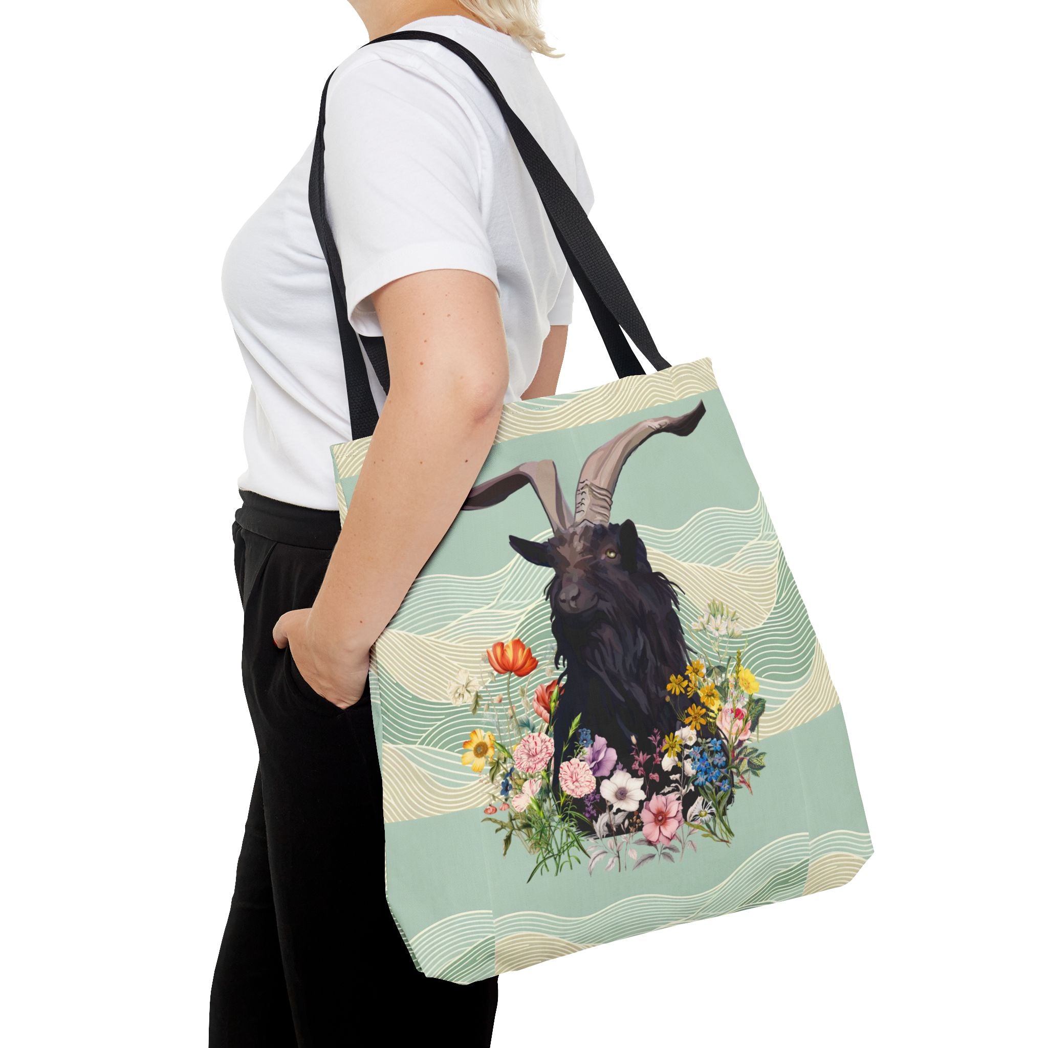 Majestic Goat Tote - "Goat Goals: Achieved!"