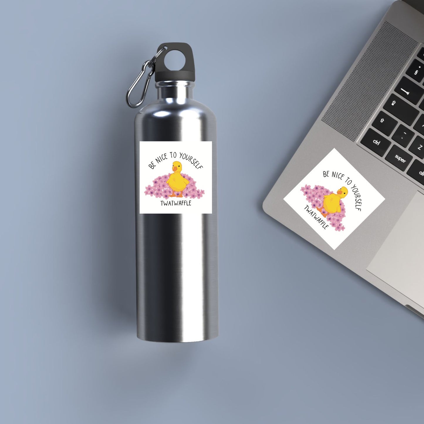 Be Nice To Yourself Twatwaffle - Vinyl Sticker Original Art