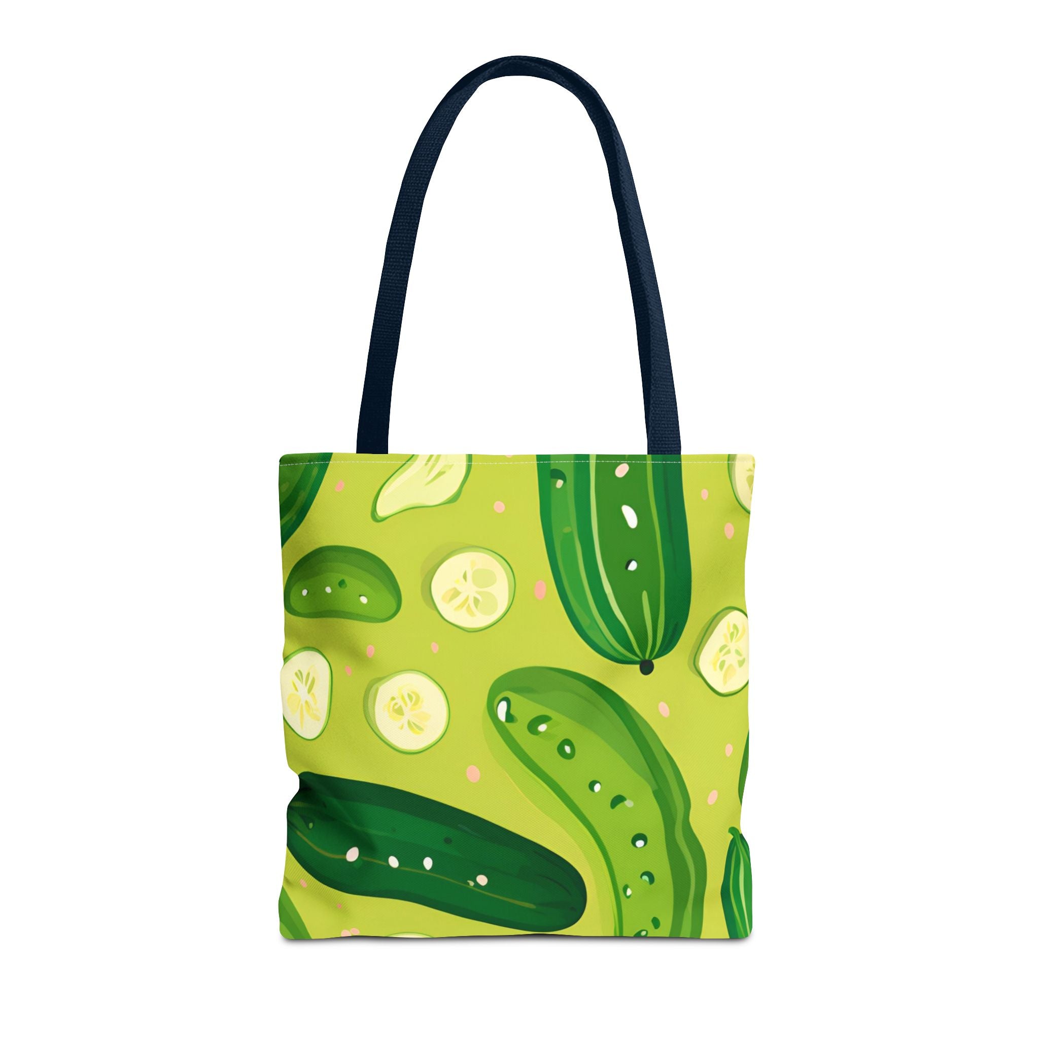 Pickles Pattern Tote Bag - Stylish Reusable Grocery & Beach Bag