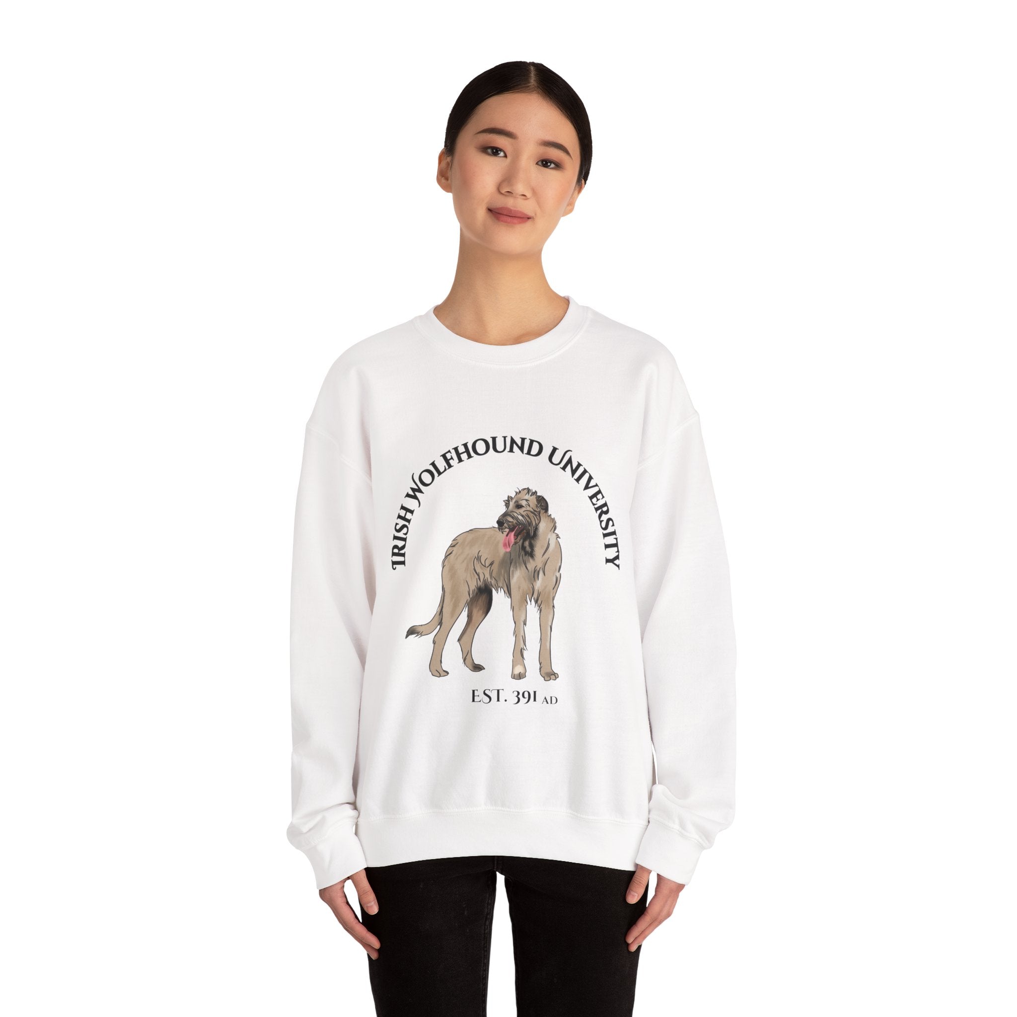 Irish Wolfhound University Sweatshirt - "Proudly Representing the Best of the Breed!"