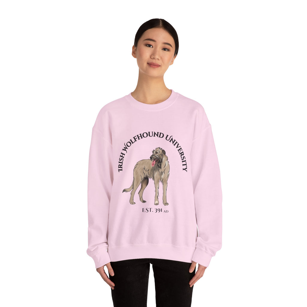 Irish Wolfhound University Sweatshirt - "Proudly Representing the Best of the Breed!"