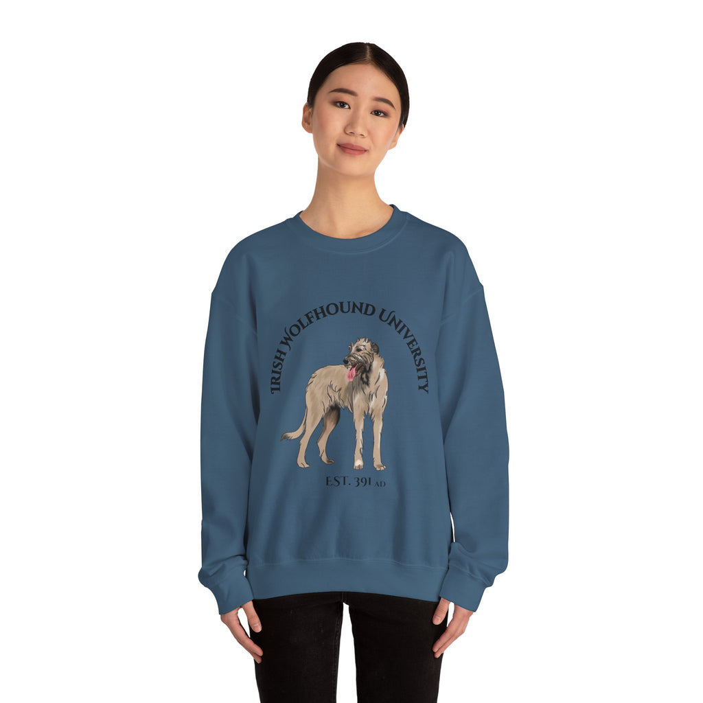Irish Wolfhound University Sweatshirt - "Proudly Representing the Best of the Breed!"