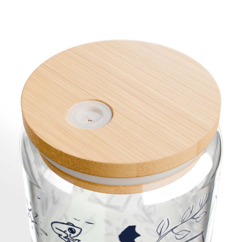 Just Girl Things Sipper Glass, 16oz