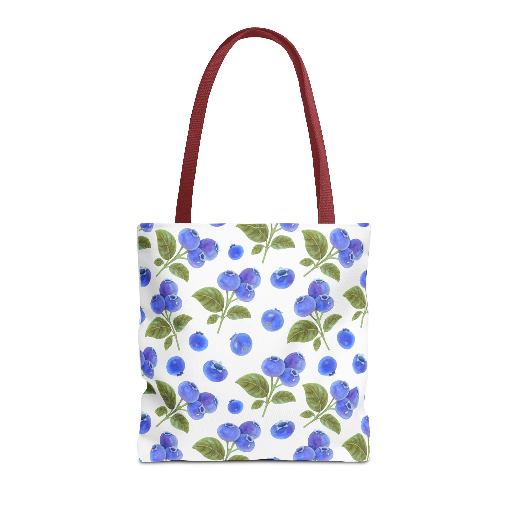 Blueberry Floral Tote Bag - Stylish and Eco-Friendly Shopping