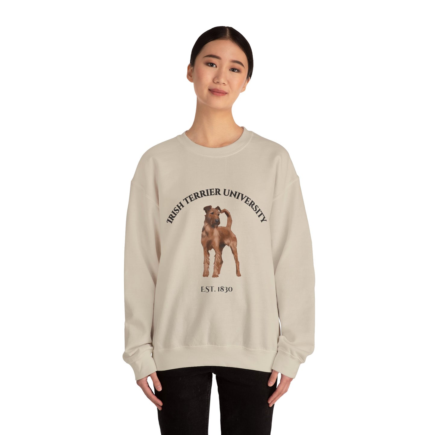 Irish Terrier University Sweatshirt - "Proudly Representing the Best of the Breed!"