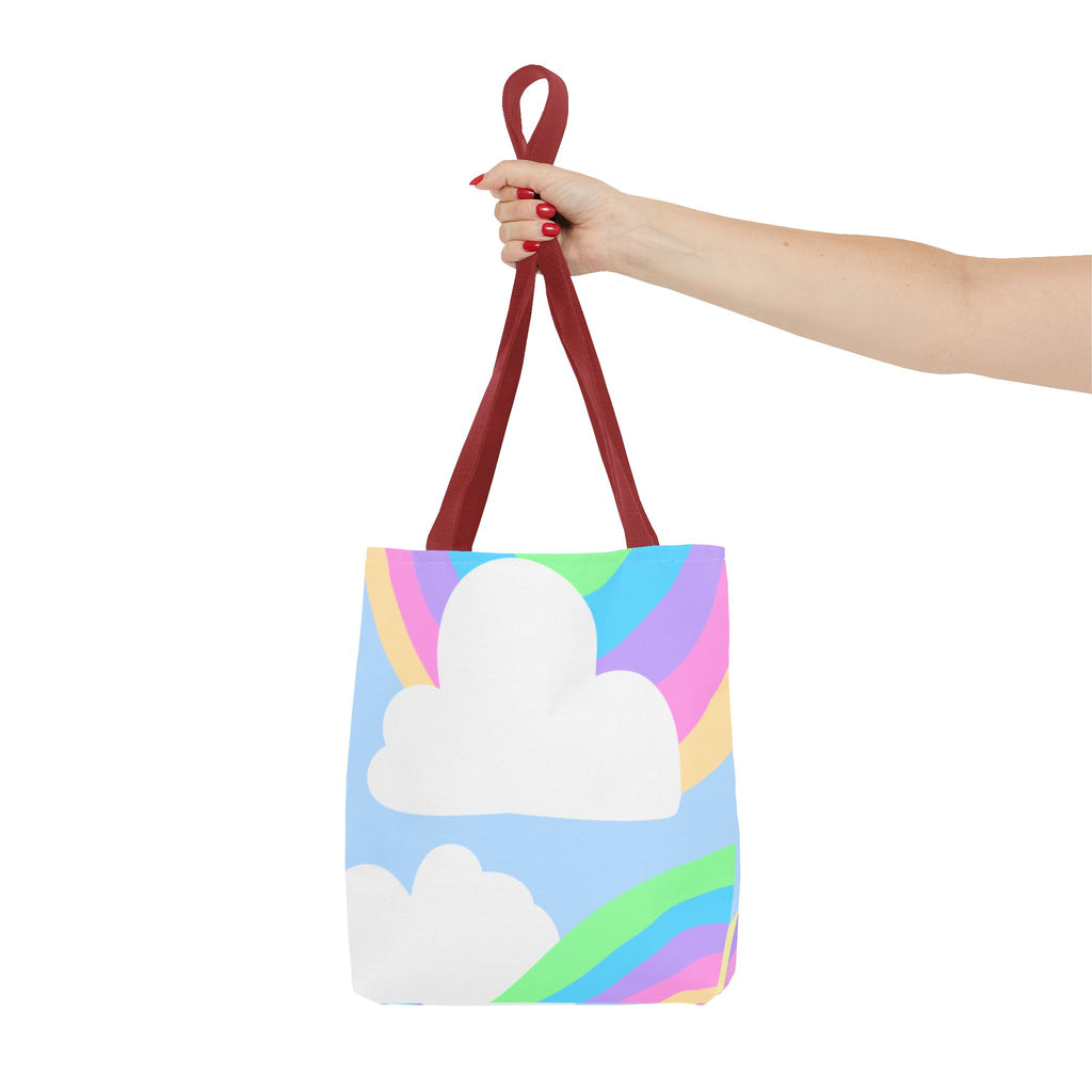 Pastel Rainbows & Clouds Tote - "Soft, Sweet, and Dreamy!"