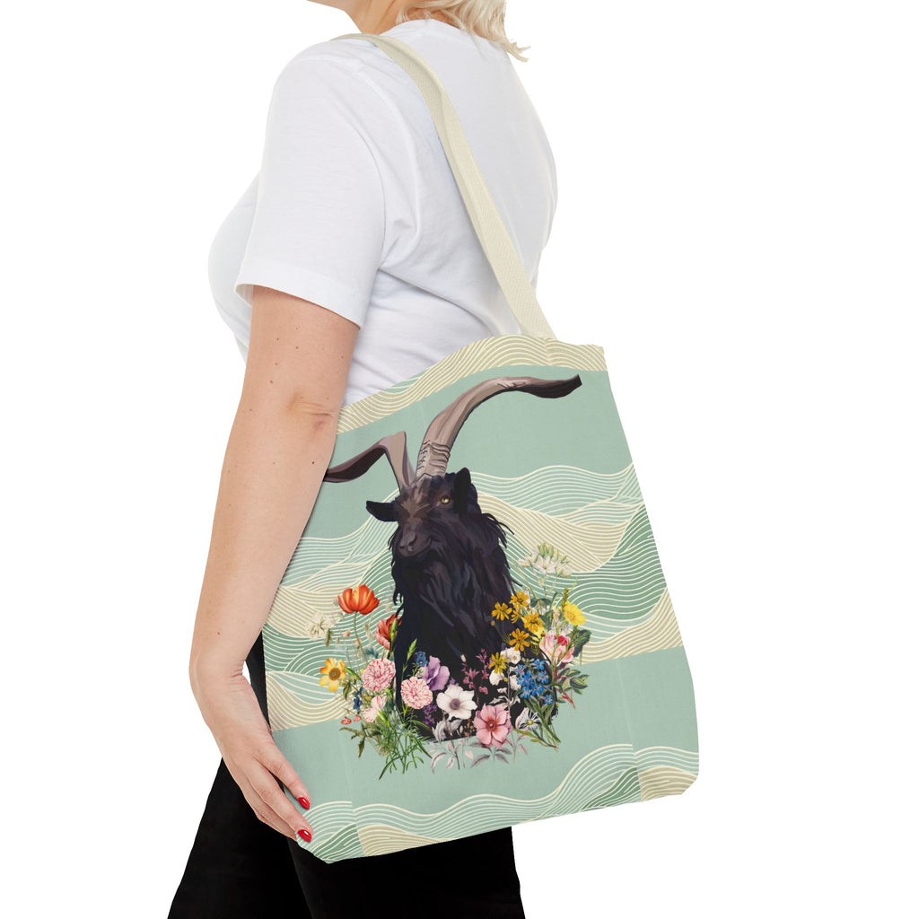 Majestic Goat Tote - "Goat Goals: Achieved!"