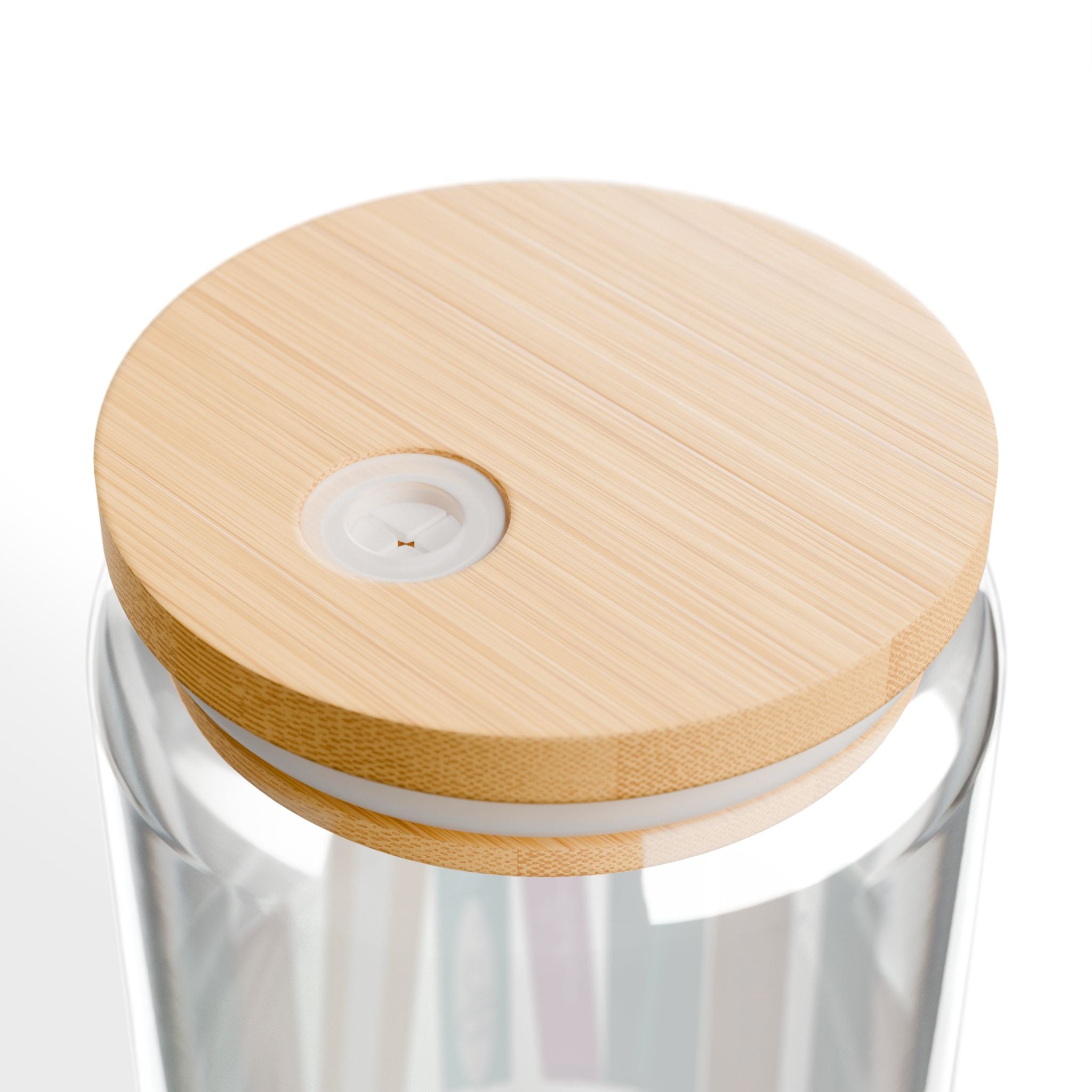 Bookshelf Sipper Glass - 16oz Drinkware for Book Lovers