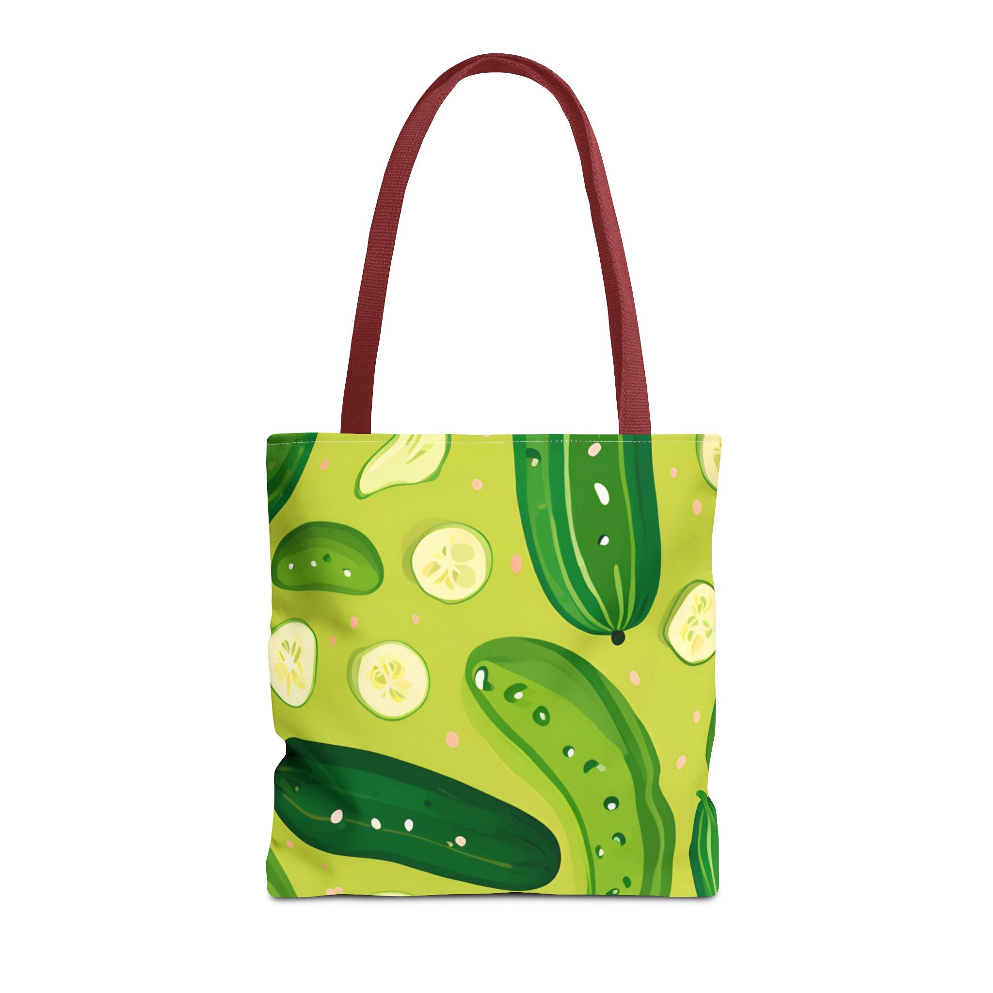 Pickles Pattern Tote Bag - Stylish Reusable Grocery & Beach Bag