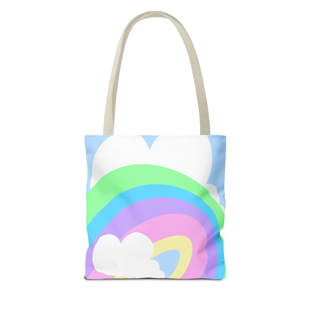 Pastel Rainbows & Clouds Tote - "Soft, Sweet, and Dreamy!"