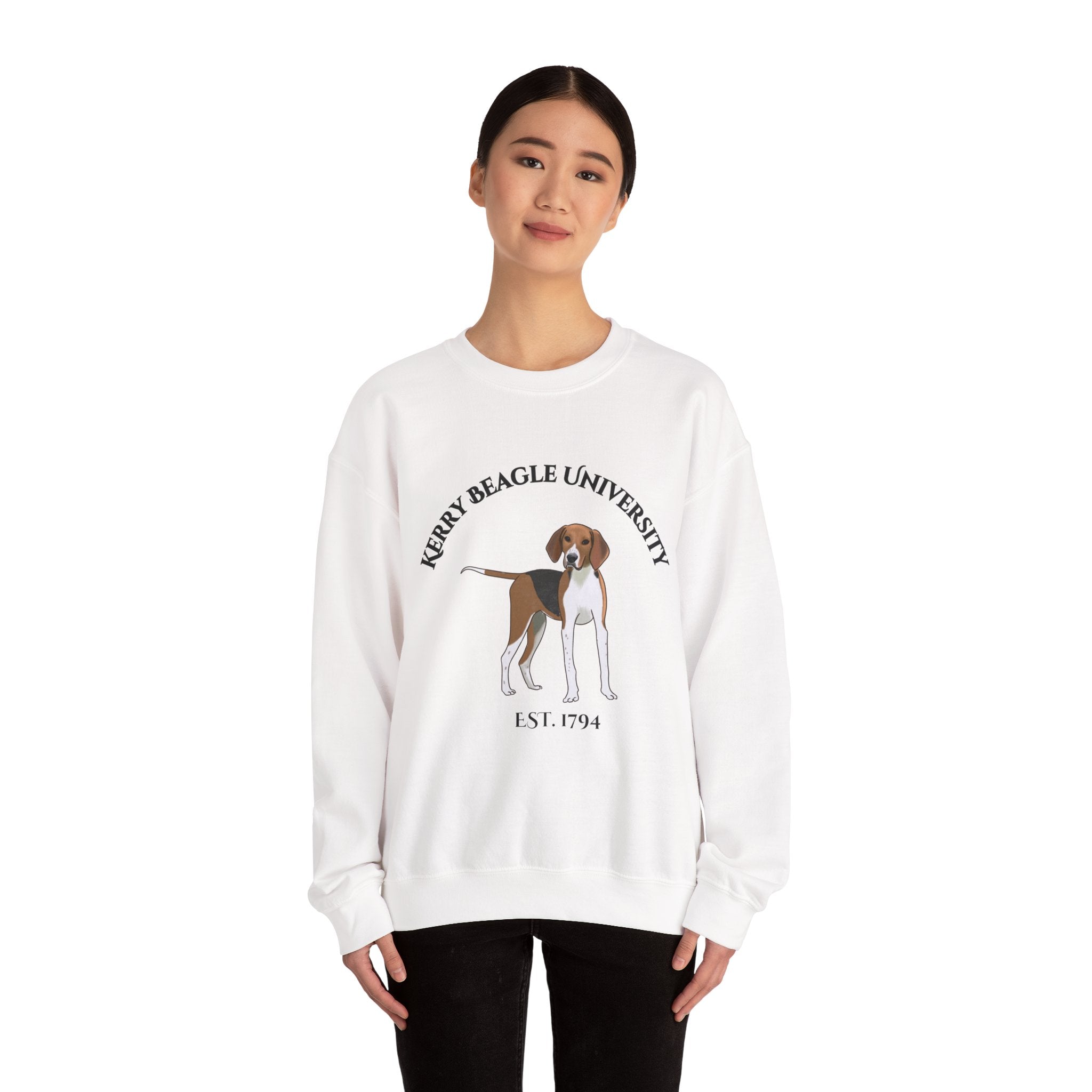 Kerry Beagle University Sweatshirt - "Proudly Representing the Best of the Breed!"