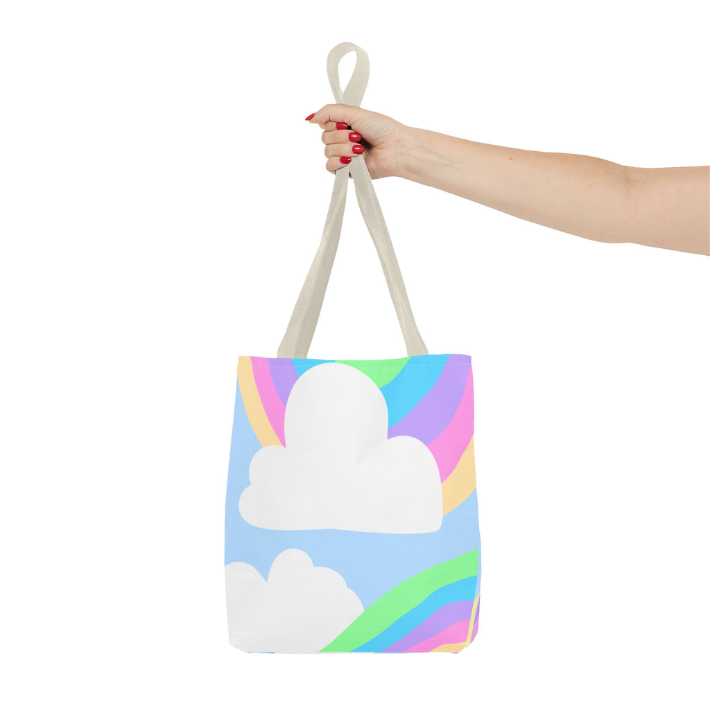 Pastel Rainbows & Clouds Tote - "Soft, Sweet, and Dreamy!"