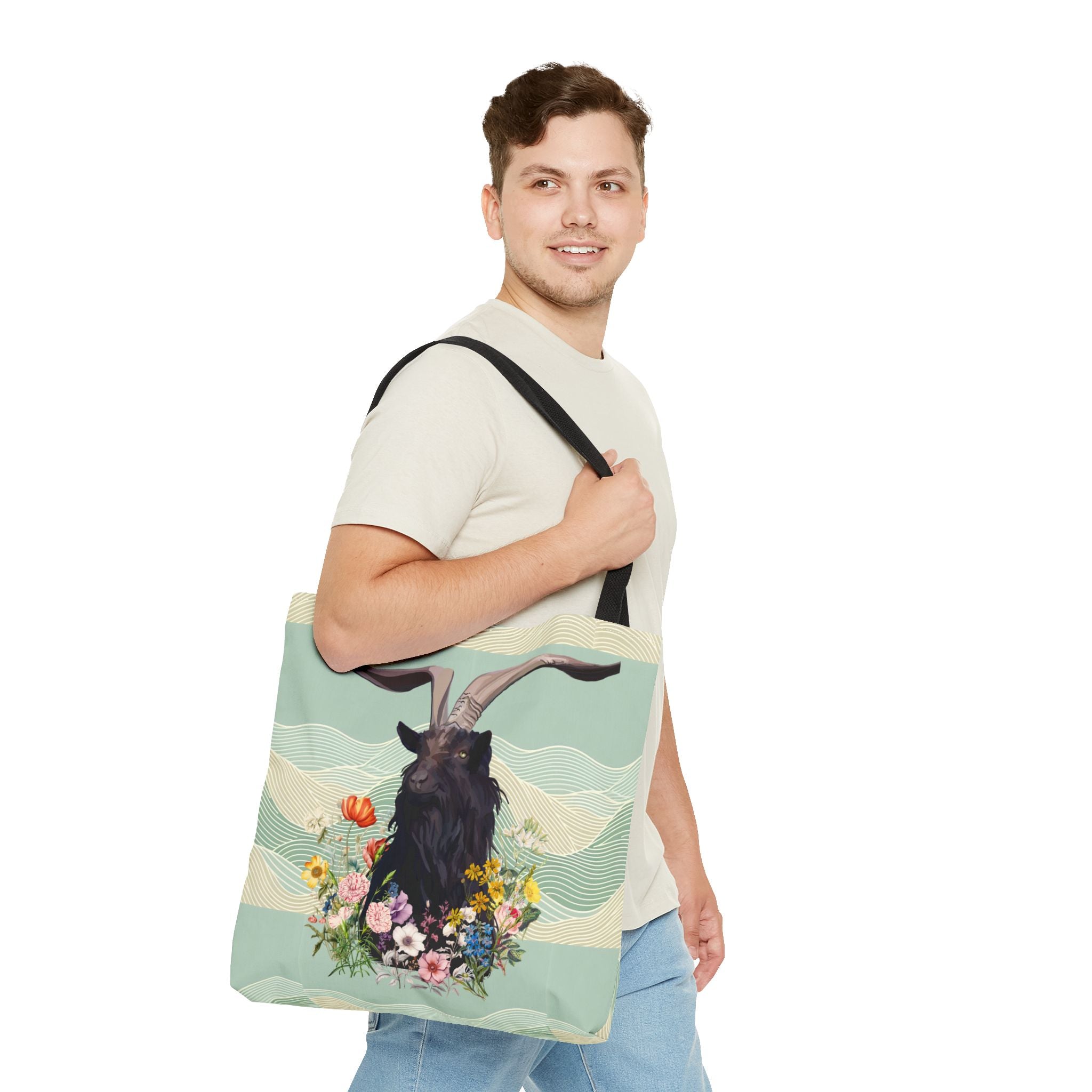 Majestic Goat Tote - "Goat Goals: Achieved!"