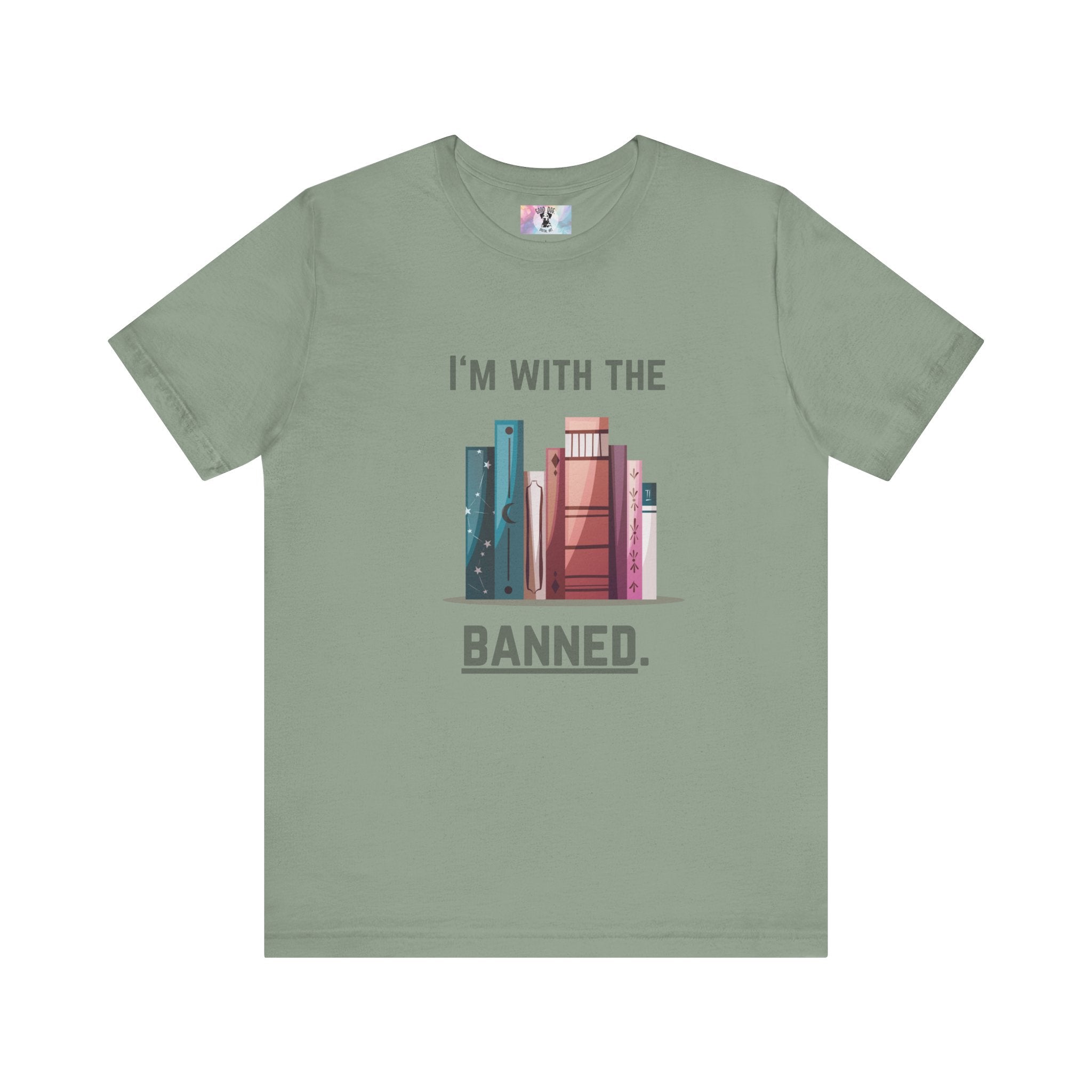 I'm with the Banned Book Tee | Literary Humor Shirt | Book Lover Gift | Unisex T-Shirt | Reading Advocacy Tee, Perfect for Book Festivals,