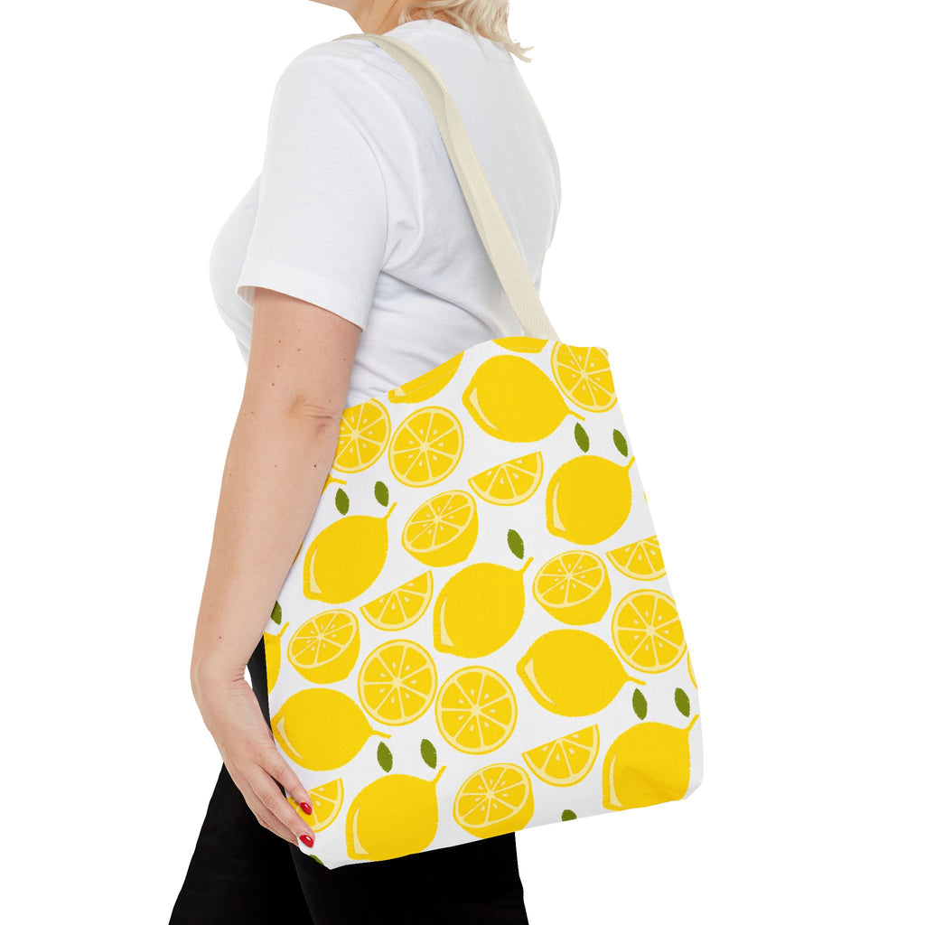 Bright Lemon Tote Bag - Perfect for Summer Outings and Eco-Friendly Shopping