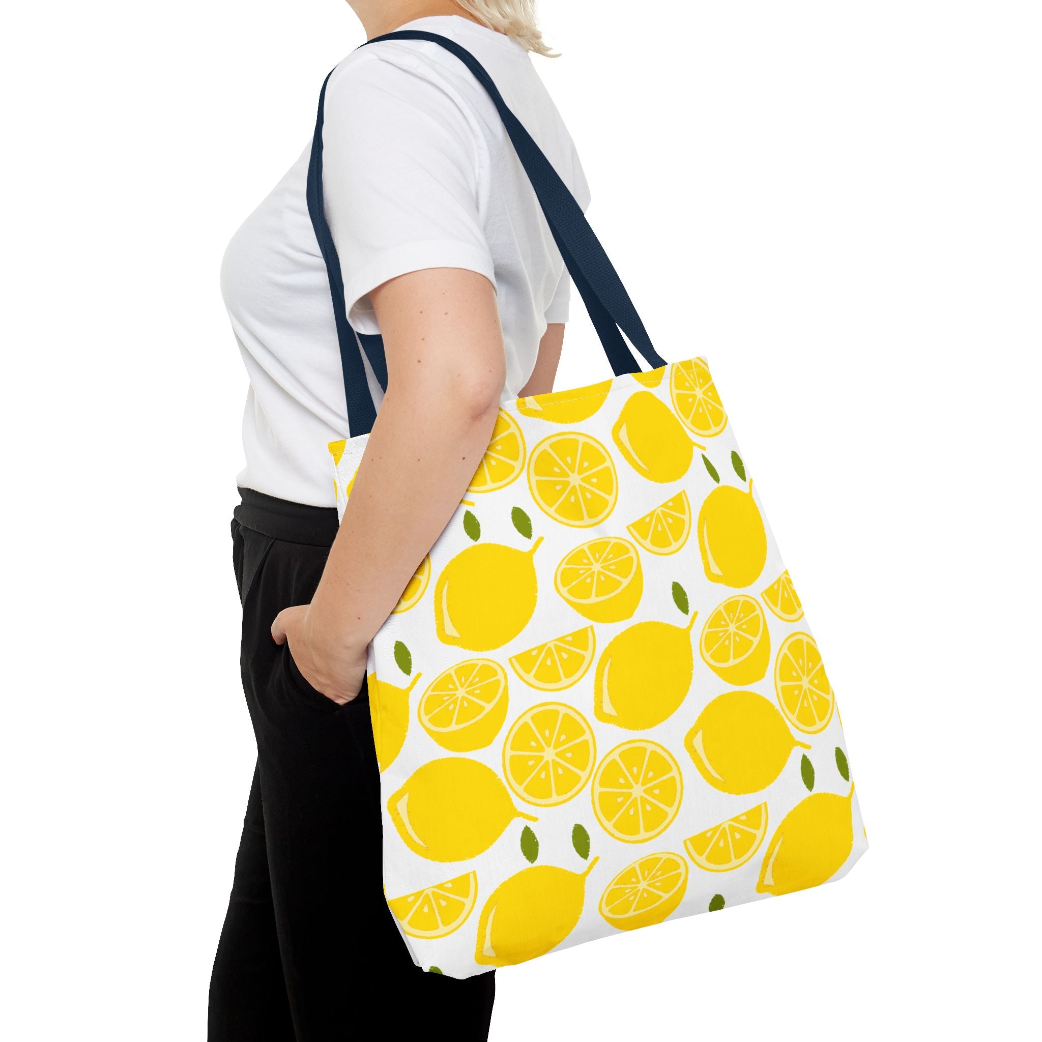 Bright Lemon Tote Bag - Perfect for Summer Outings and Eco-Friendly Shopping