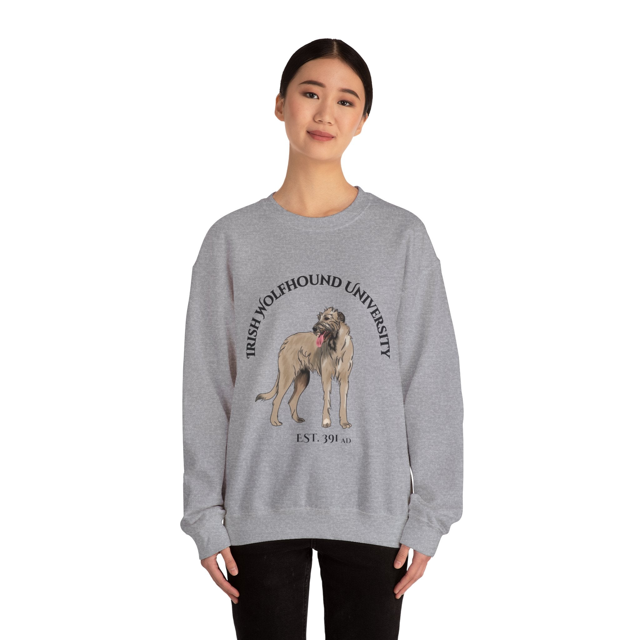 Irish Wolfhound University Sweatshirt - "Proudly Representing the Best of the Breed!"