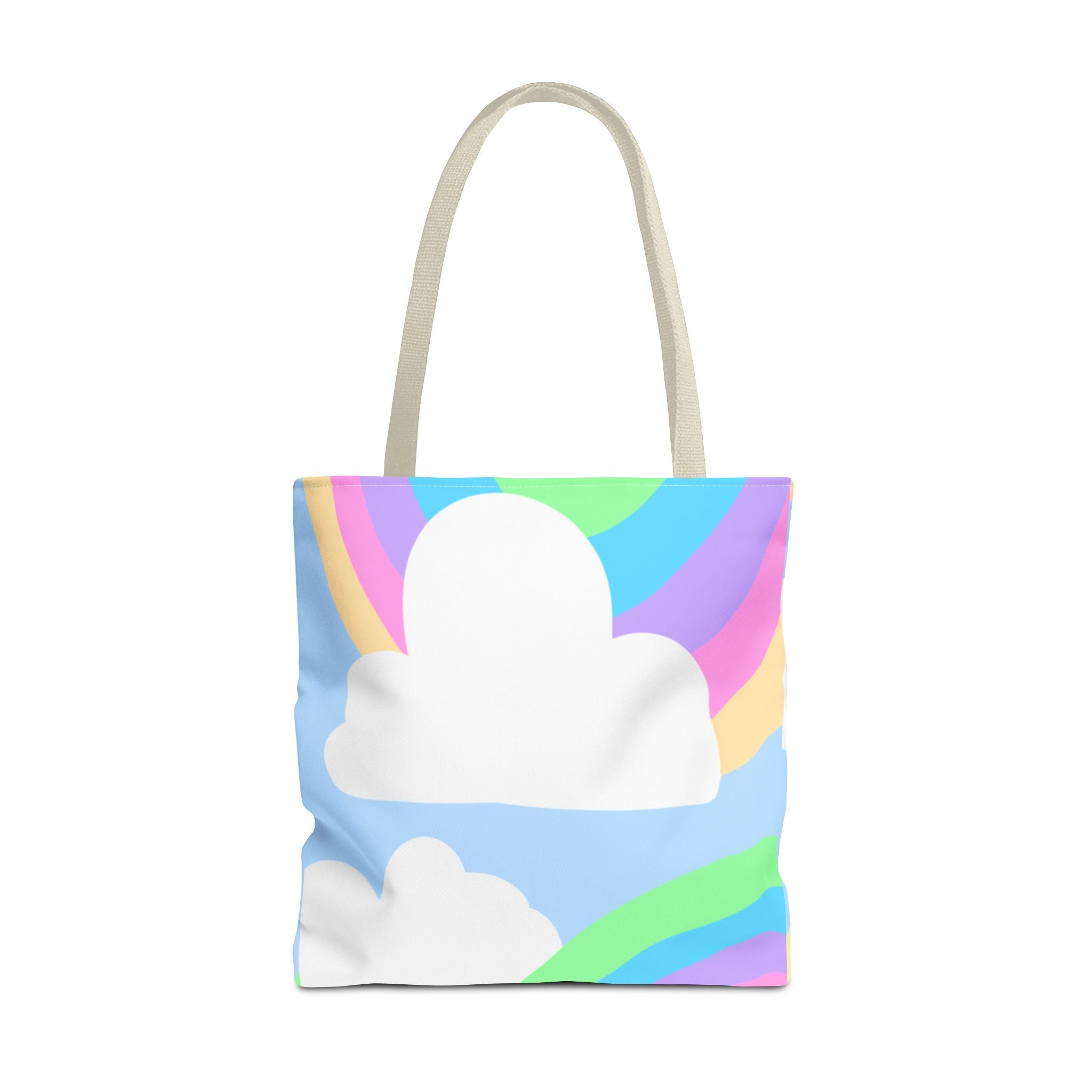 Pastel Rainbows & Clouds Tote - "Soft, Sweet, and Dreamy!"