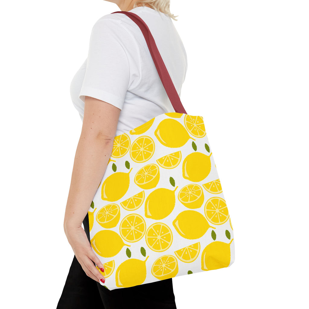 Bright Lemon Tote Bag - Perfect for Summer Outings and Eco-Friendly Shopping