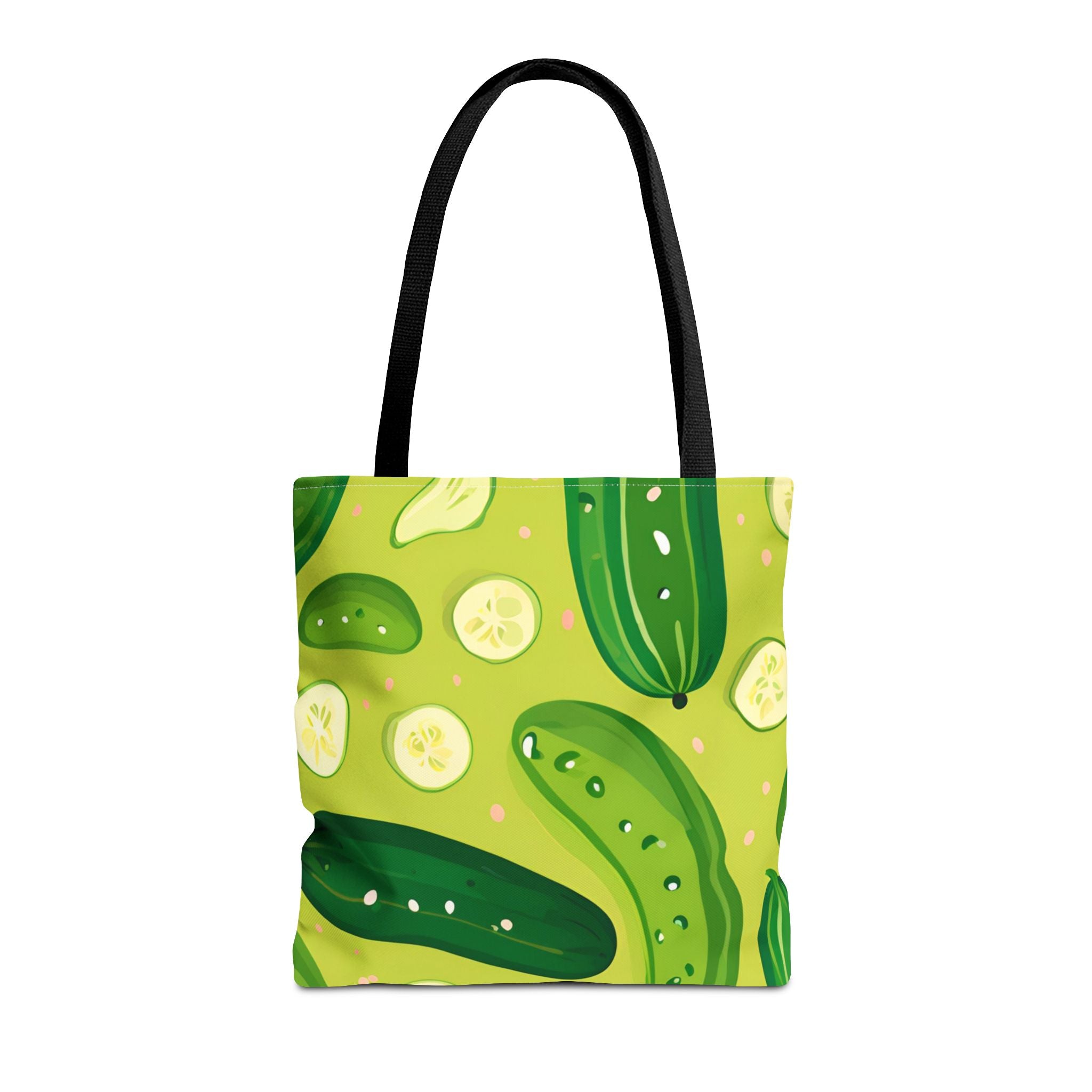 Pickles Pattern Tote Bag - Stylish Reusable Grocery & Beach Bag